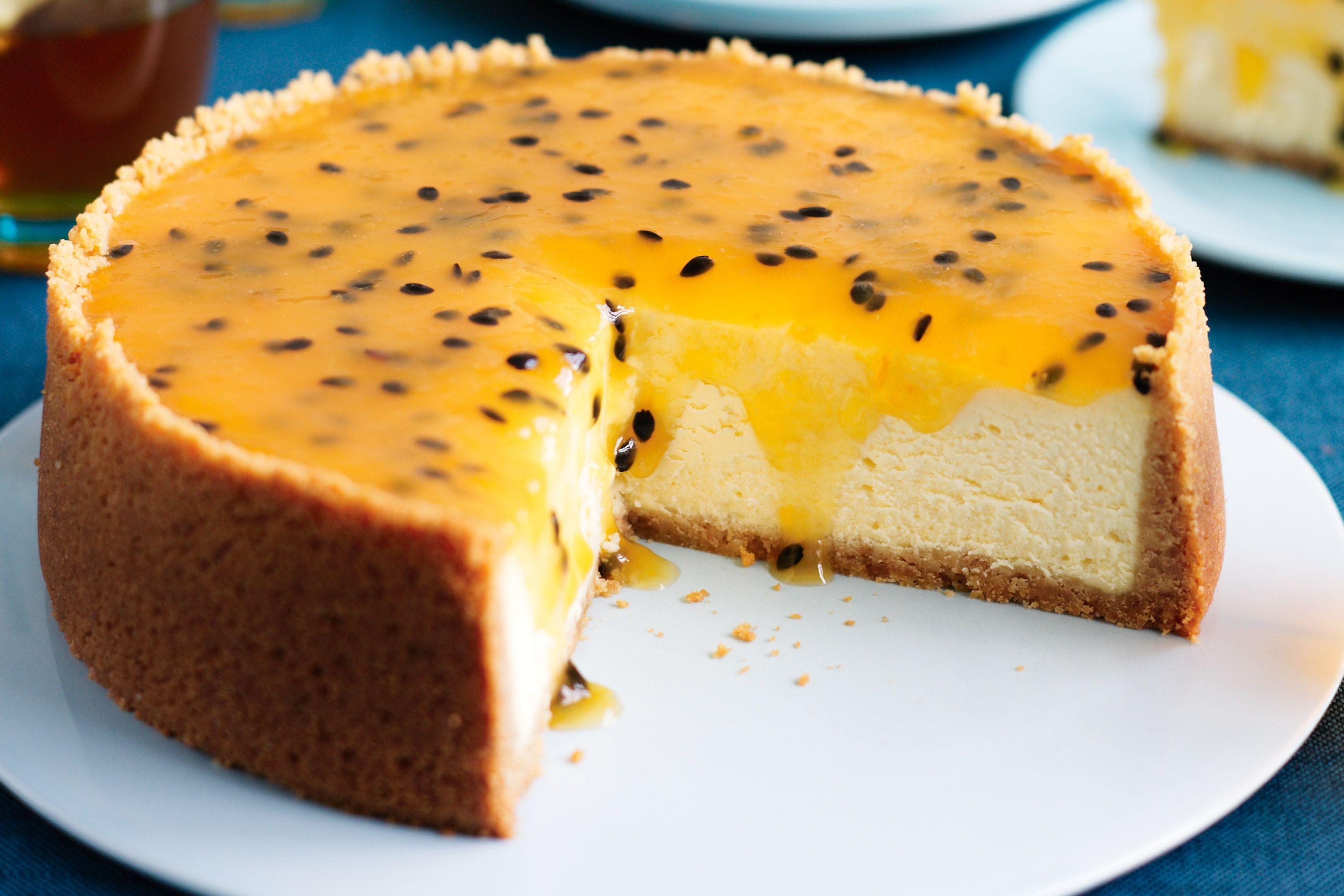 Cakes image Passionfruit Cheesecake HD wallpaper and background
