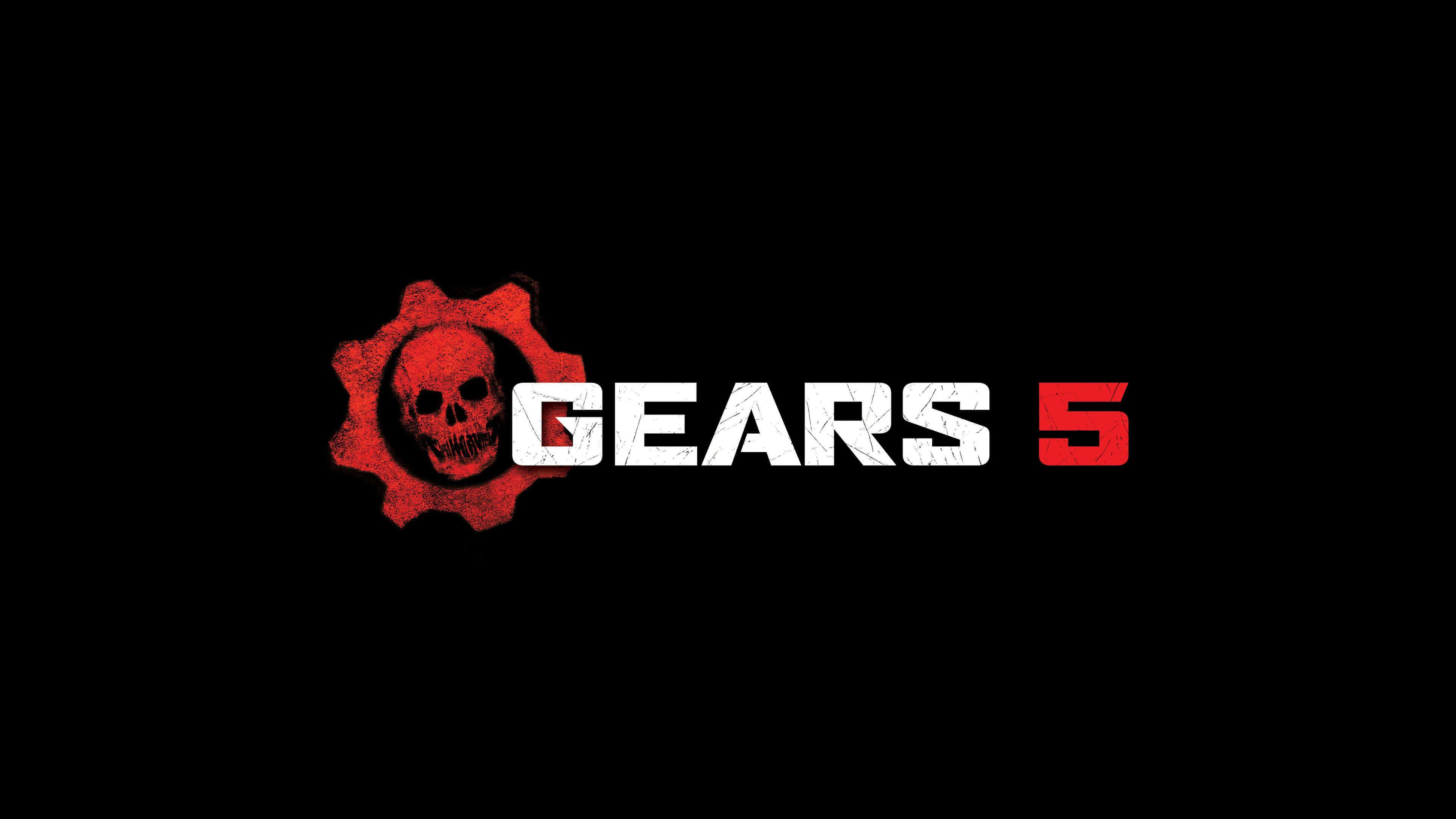 Gears 5 Logo UHD 4K Wallpapers