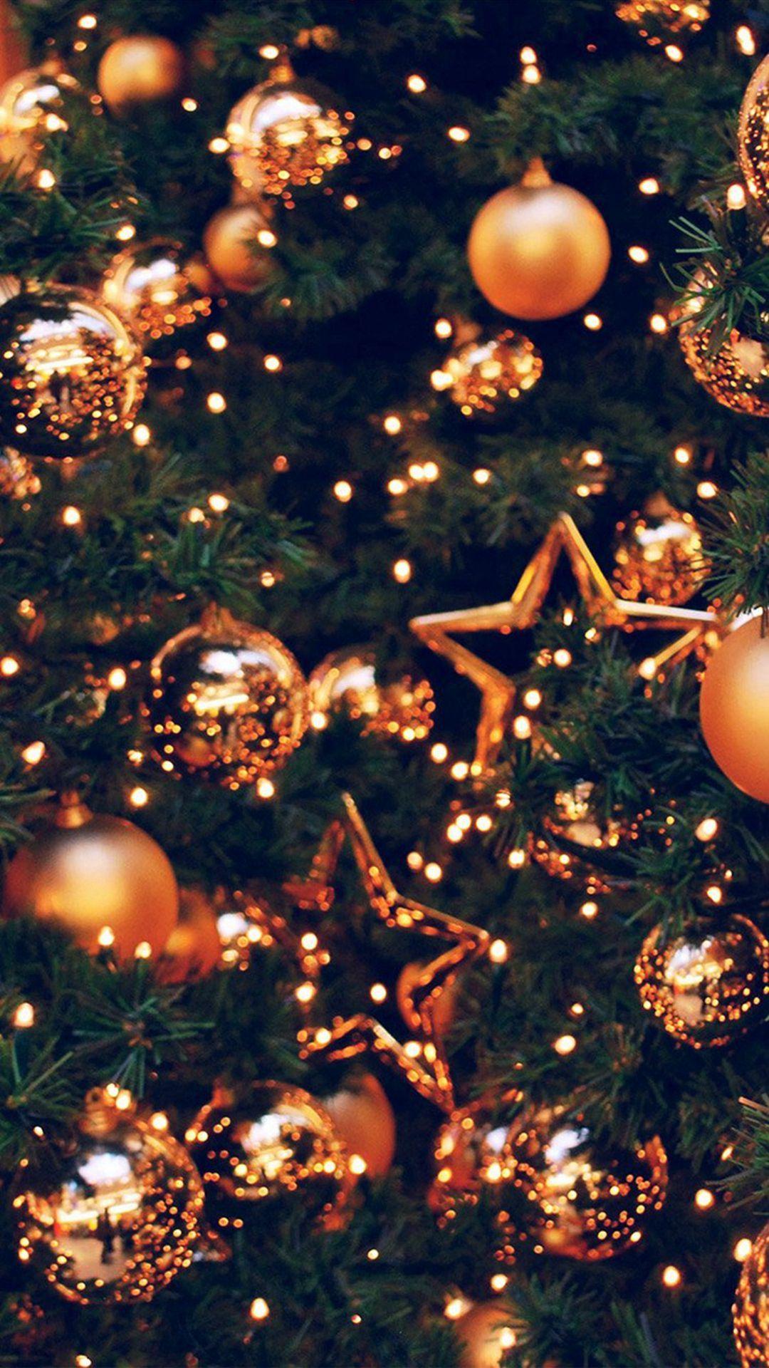 Decoration Holiday Christmas Illustration Art Gold #iPhone #plus