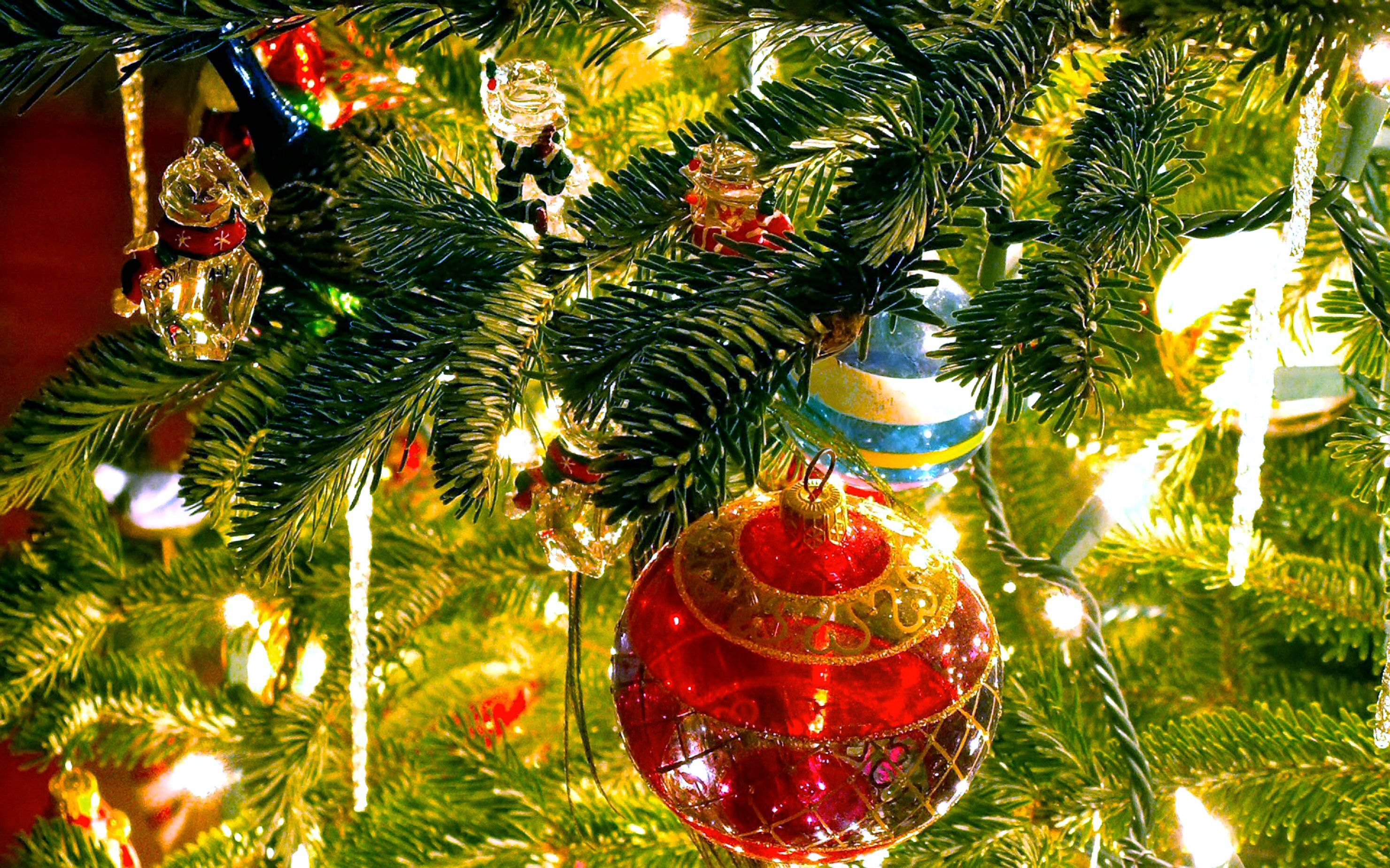 Christmas Ornaments HD Wallpaper