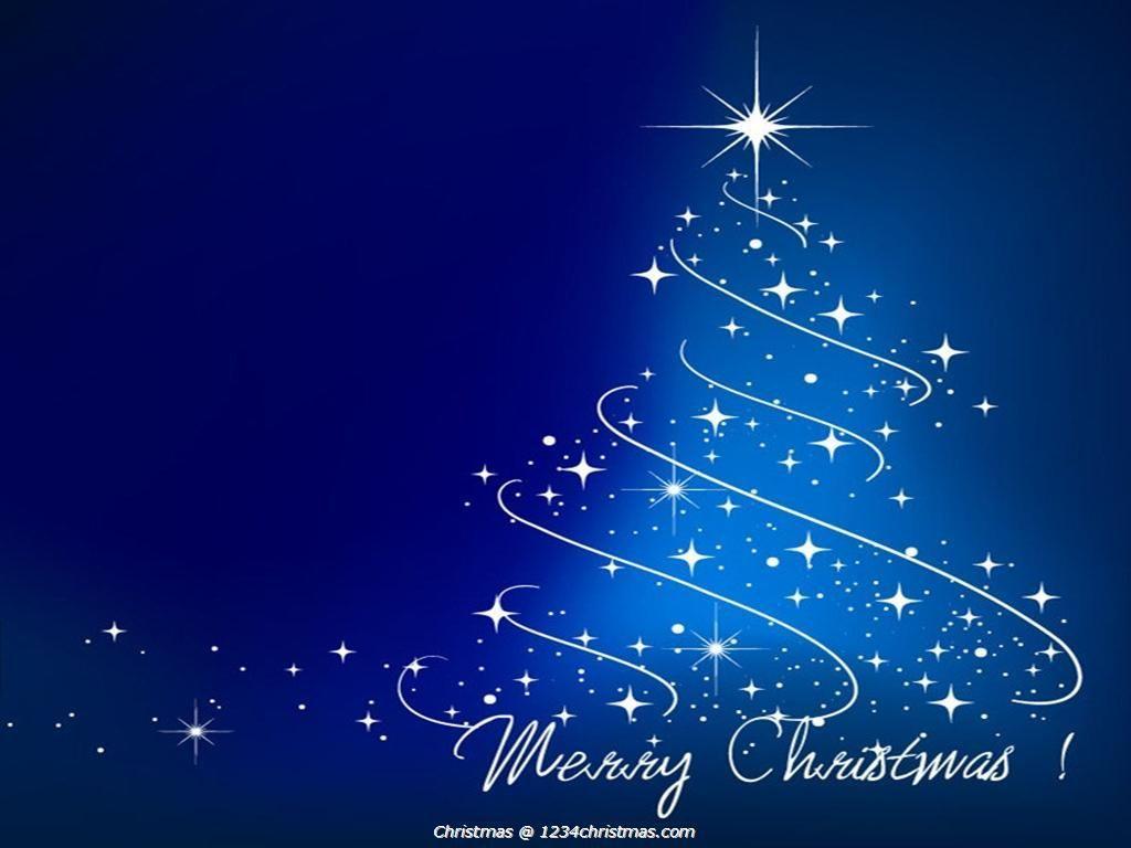 Blue Christmas Tree HD Wallpaper. Whimsical christmas trees