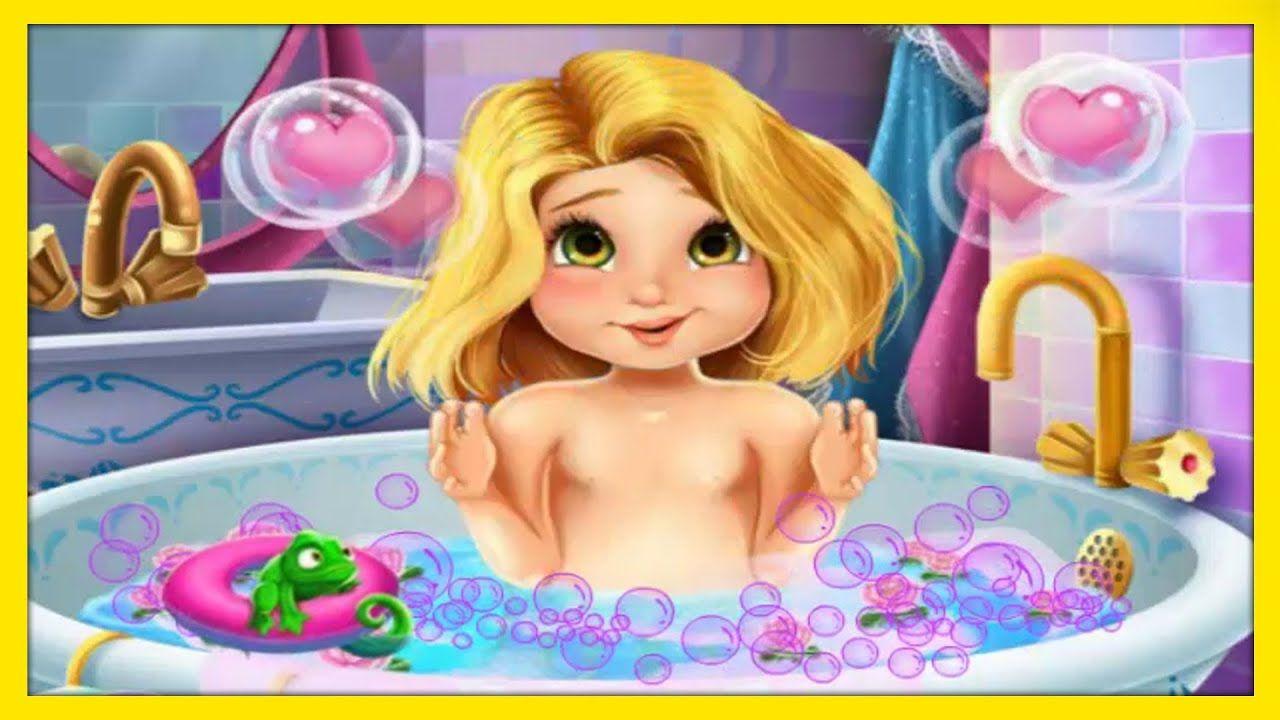 Princess Rapunzel Baby Bath Tangled Princess Rapunzel Dress