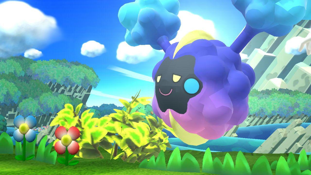 Super Smash Bros: a mod adds Lillie and Cosmog to the game. Pokémon
