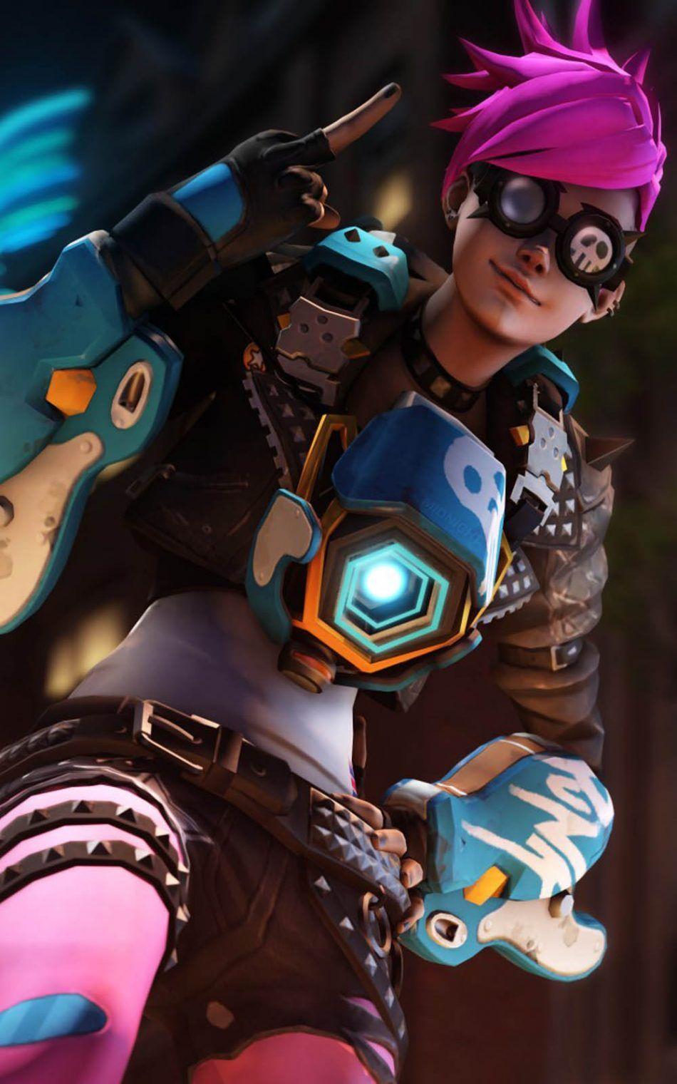 Download Tracer (Overwatch) wallpapers for mobile phone, free