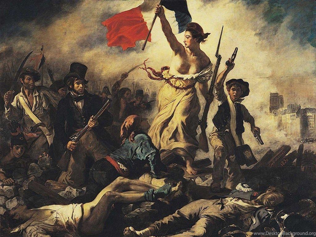 Wallpaper Eugene Delacroix Liberty Leading The People 1600 X