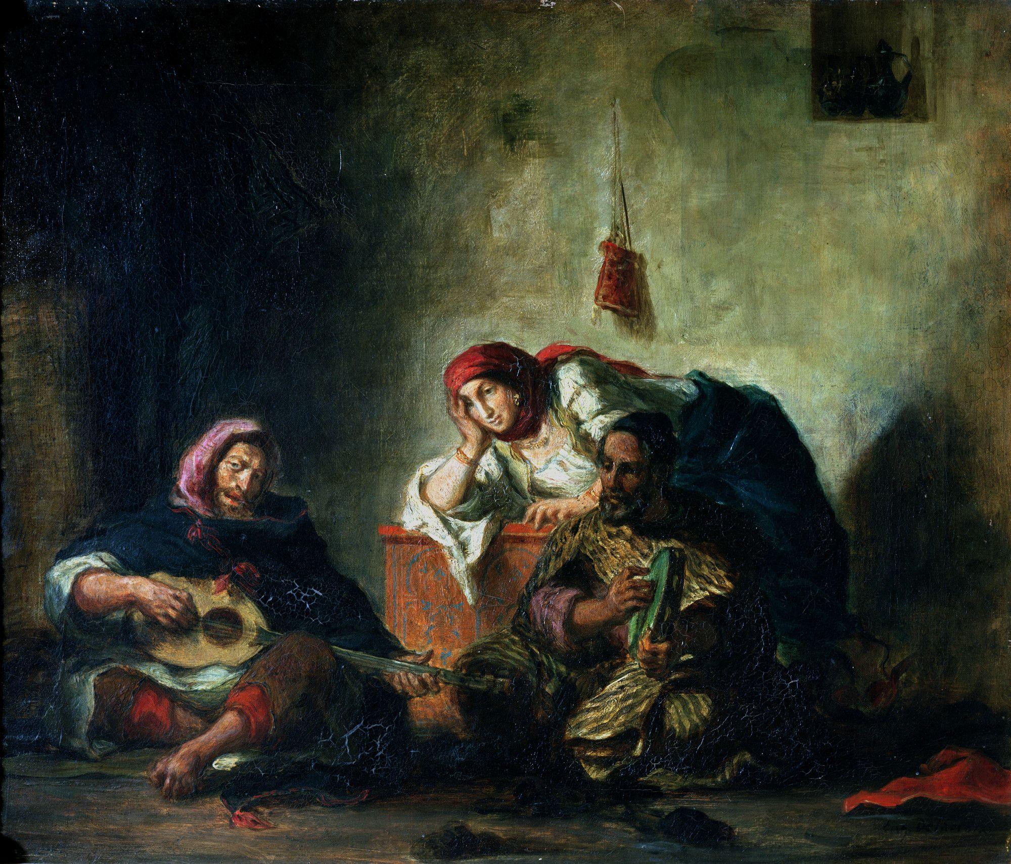 Eugene Delacroix Paintings Portrait