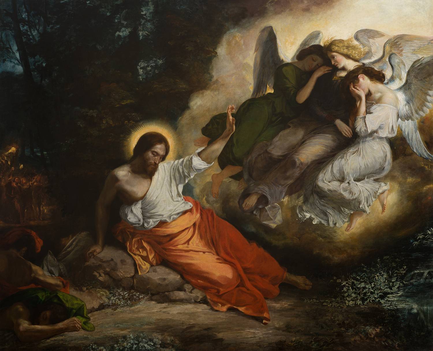 Le Christ au jardin des Oliviers, Eugène Delacroix