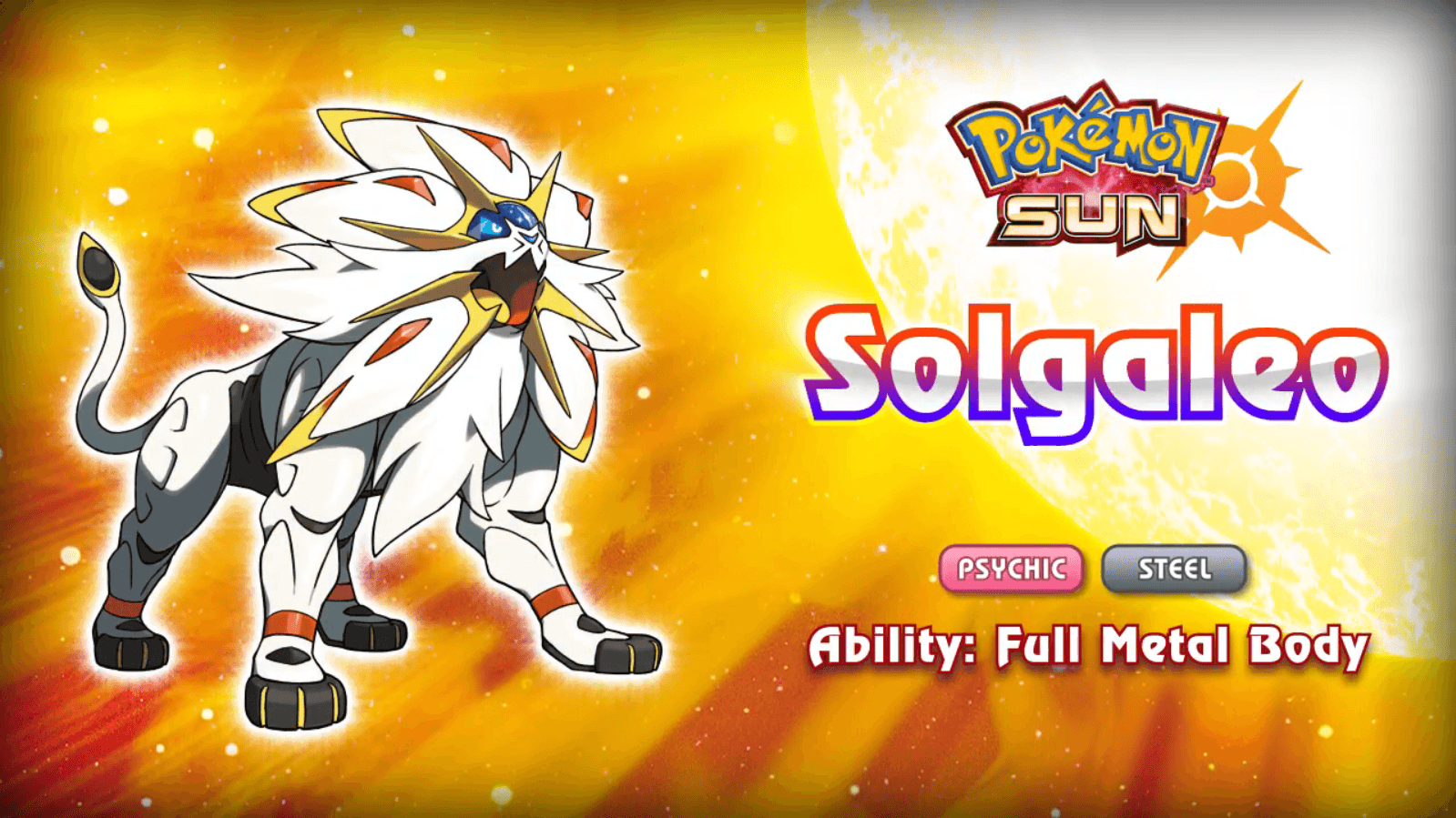 Types and ability revealed. Pokémon