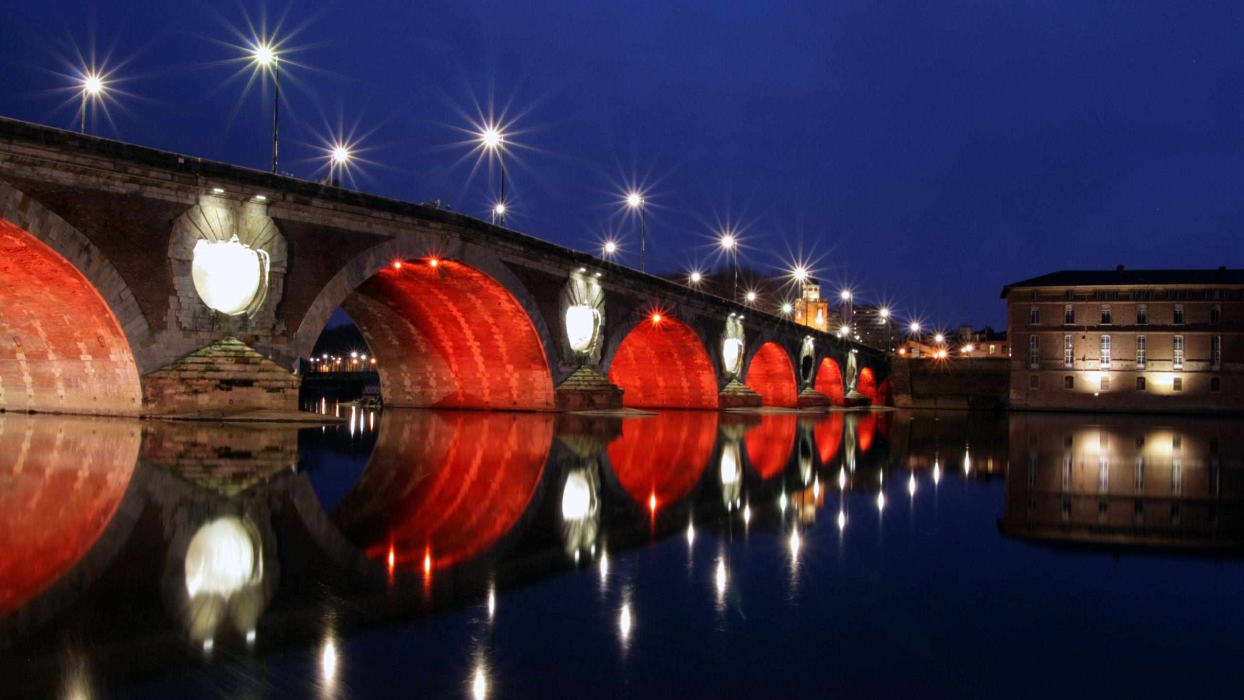 Pont Neuf, Toulouse HD Wallpaper