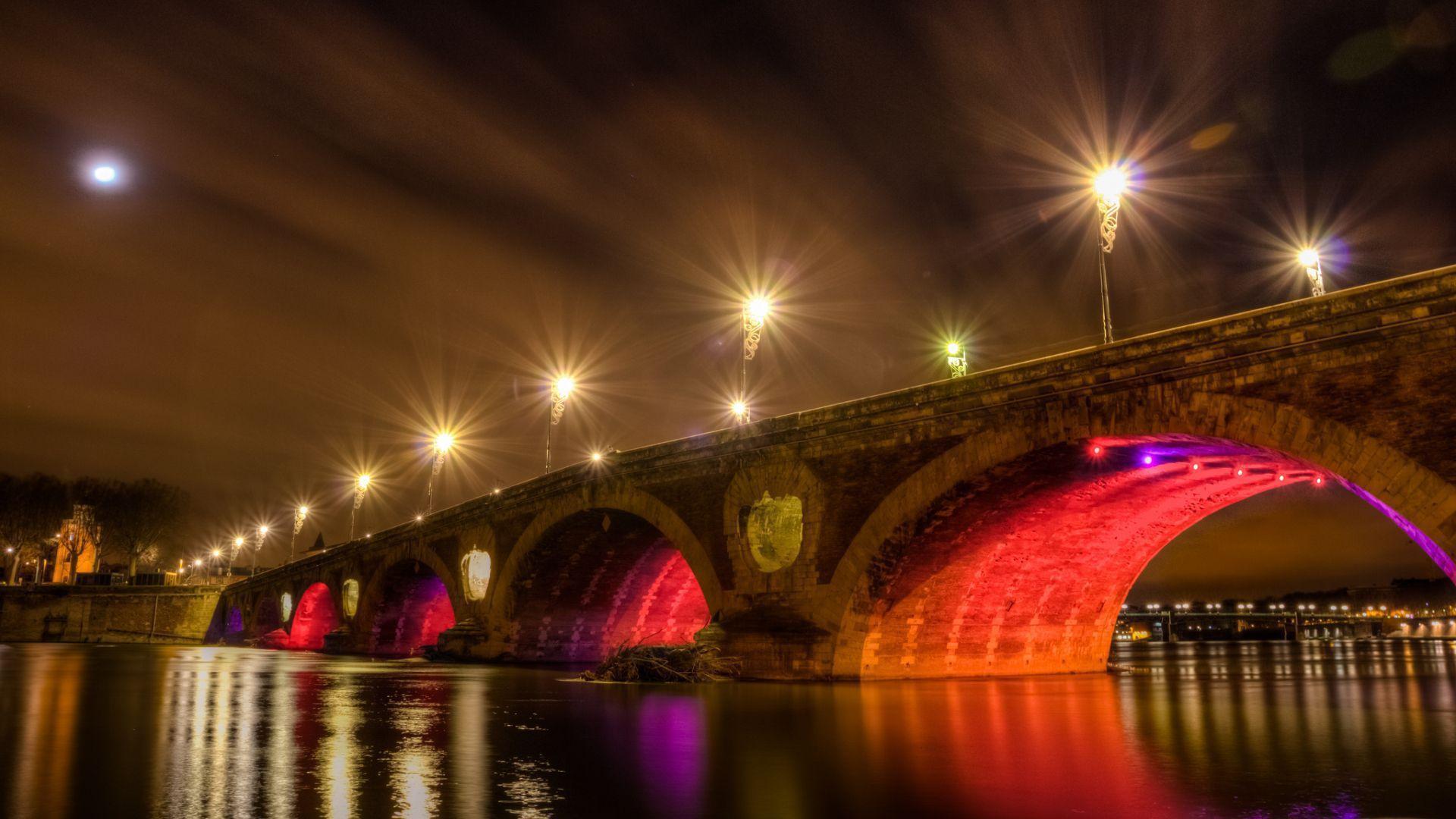 Pont Neuf, Toulouse Wallpaper Background