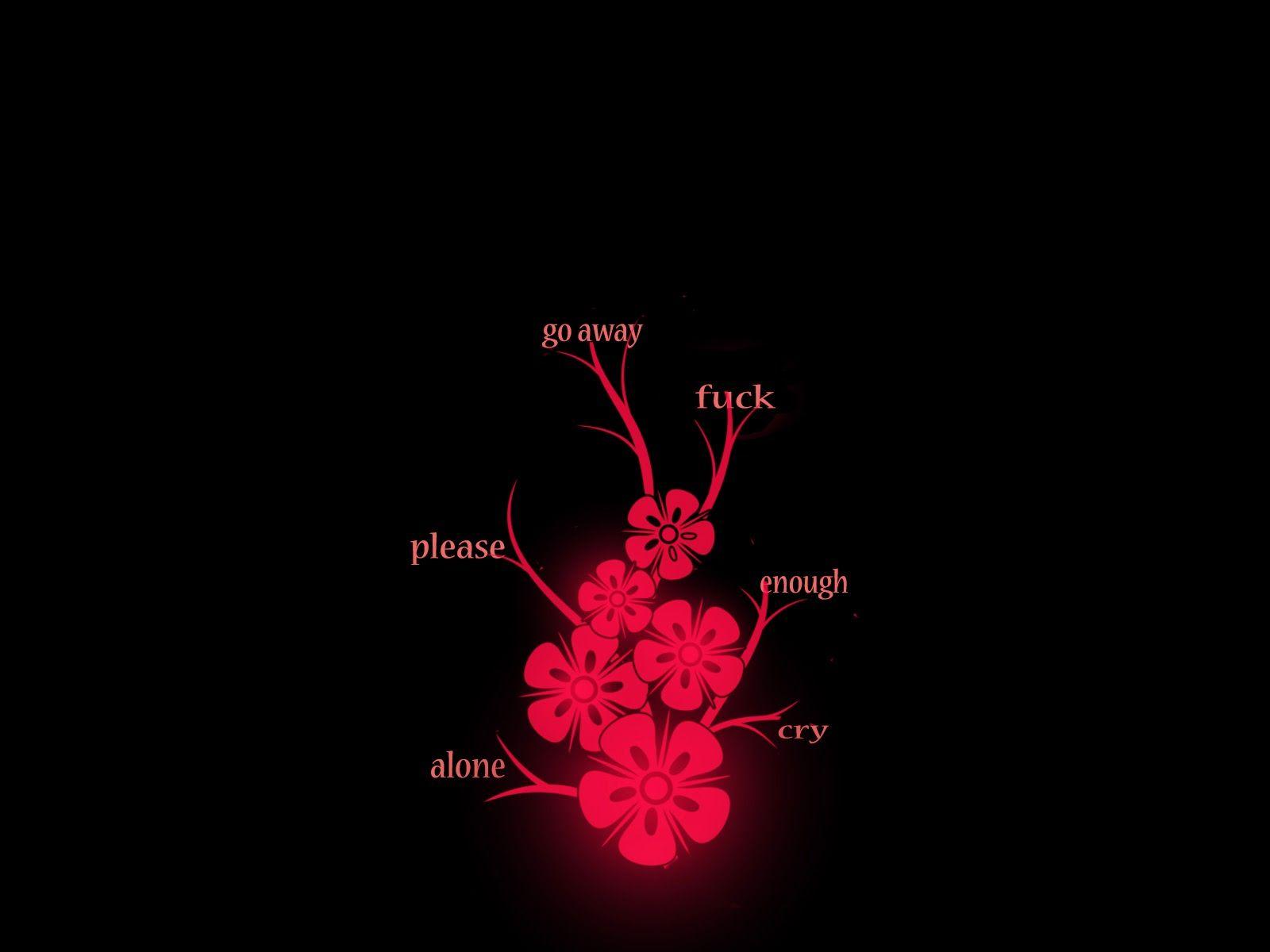 Gangsta Bloggt: Love Quotes Black Wallpaper With Rose