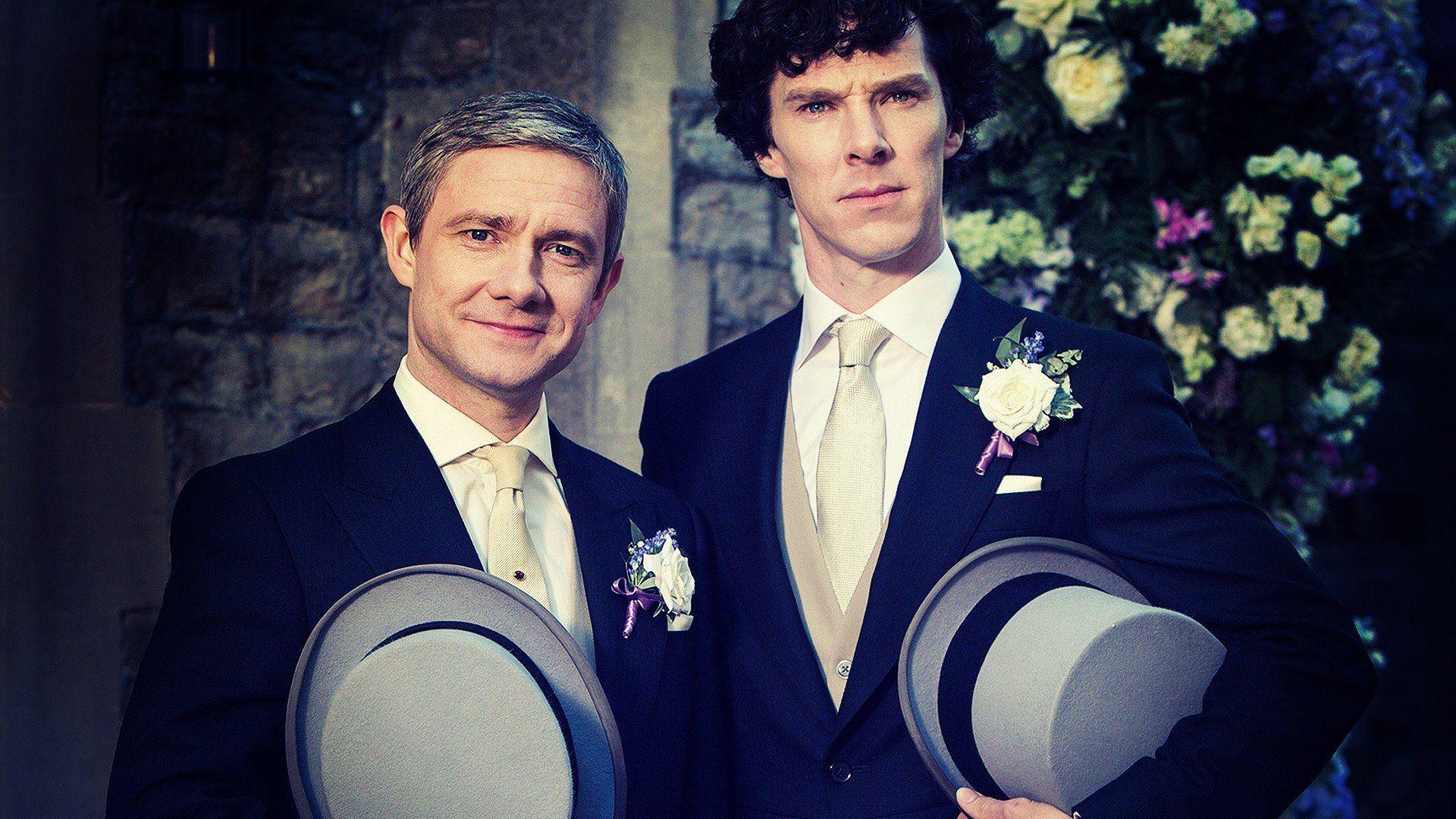 Sherlock, Benedict Cumberbatch, Martin Freeman, Weddings HD