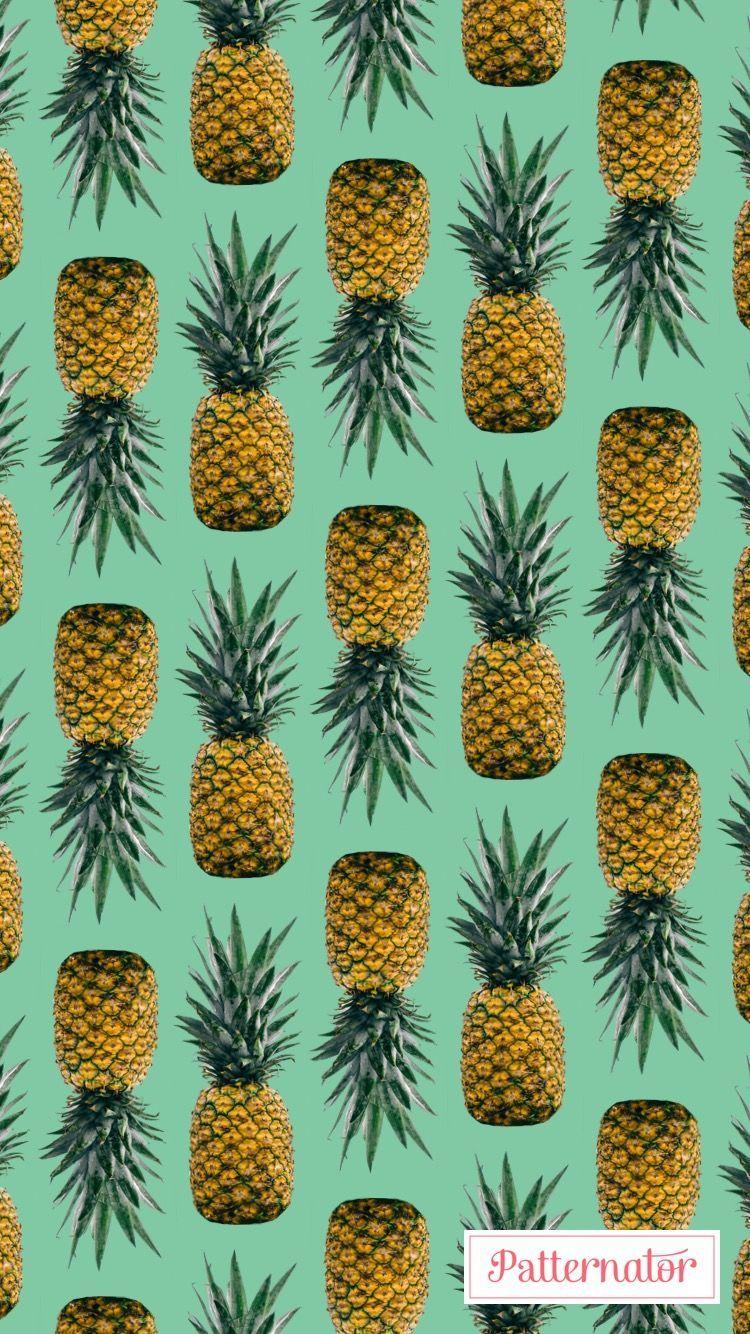 pineapple #pattern #wallpaper #iphone #background #colorful #summer
