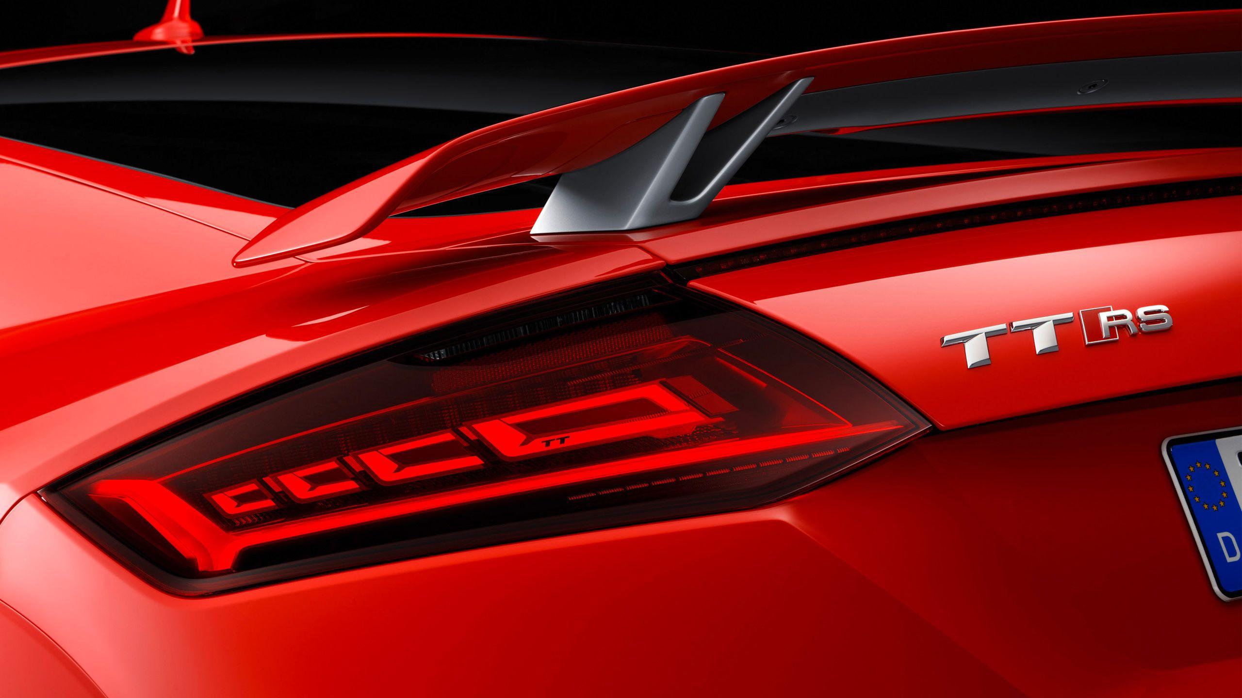 Audi TT RS Tail LED Lights Wallpaper. HD Car Wallpaper