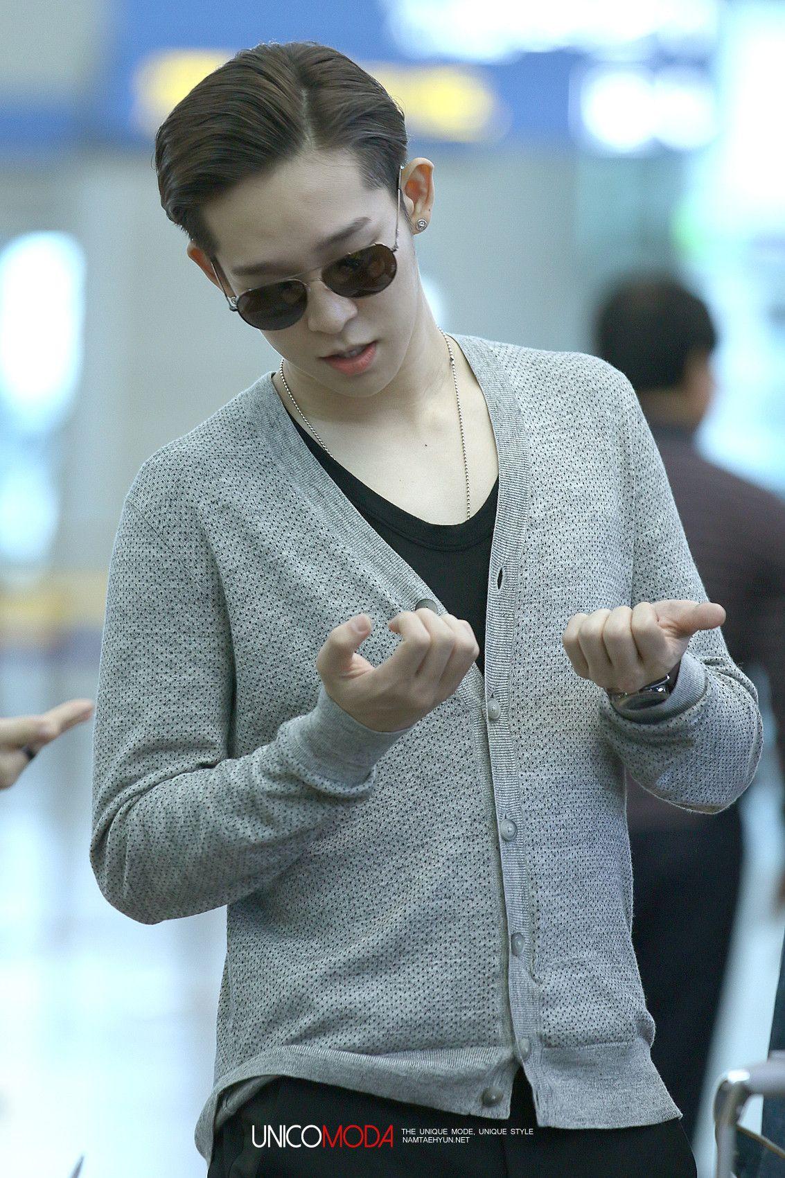 Nam Taehyun (남태현) image 140410 at Incheon Airport (Departure