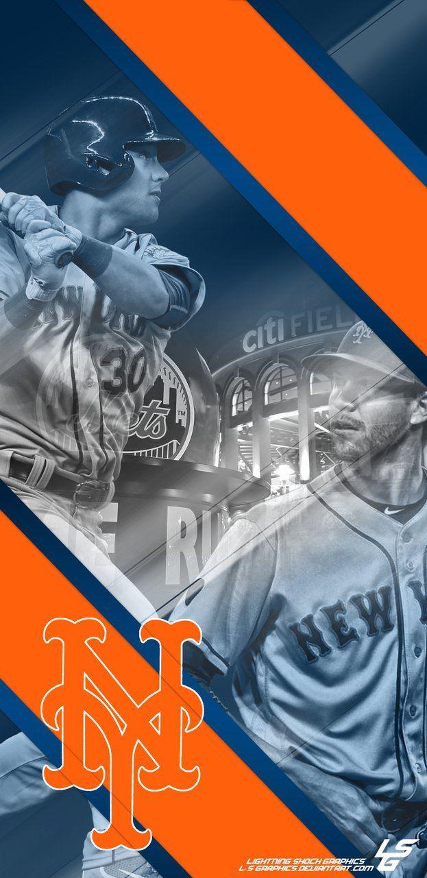 New York Mets Galaxy Note 9 Wallpaper By L S Graphics