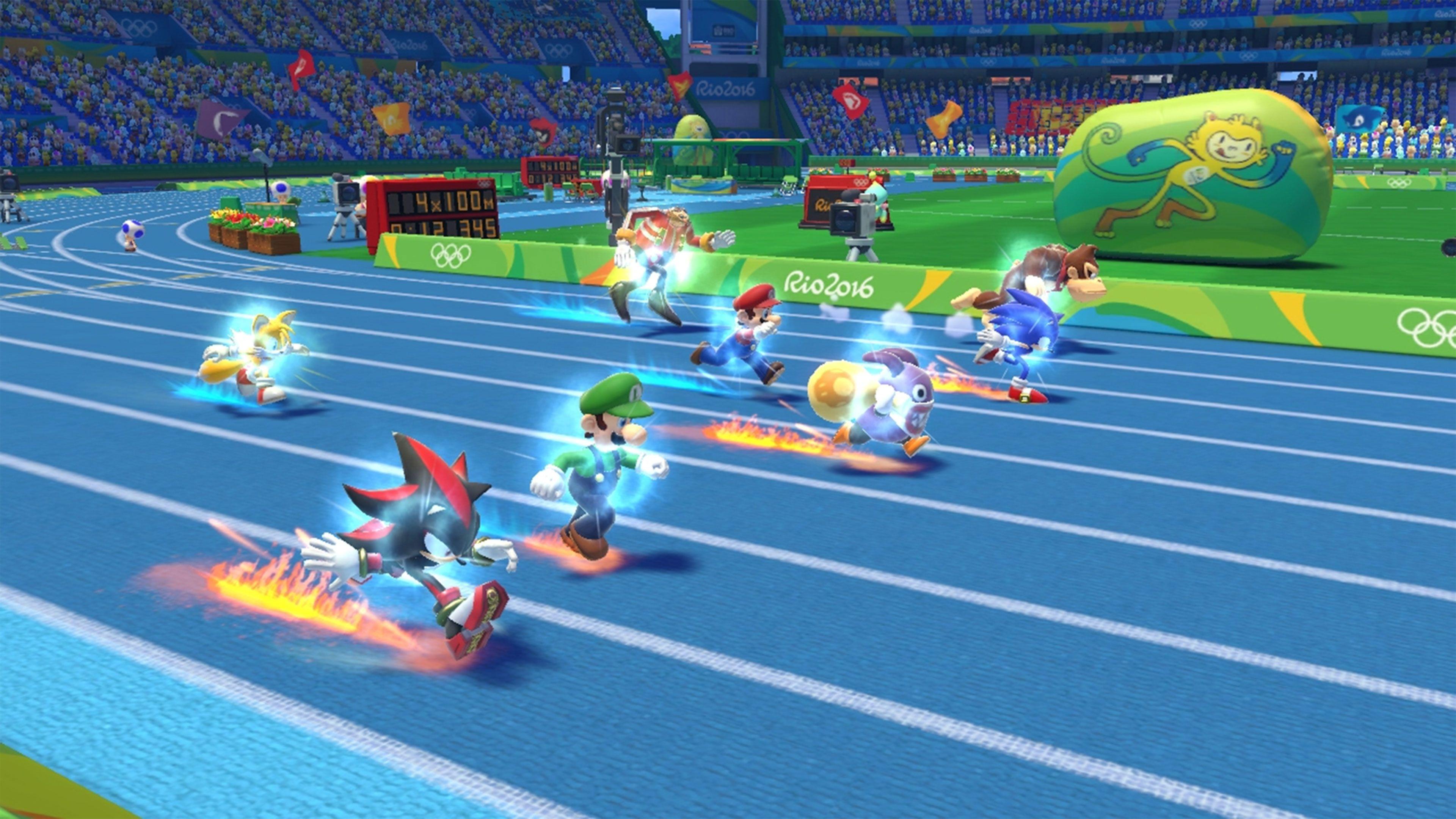 Mario and Sonic at the Rio 2016 Olympic Games Wallpaper in Ultra
