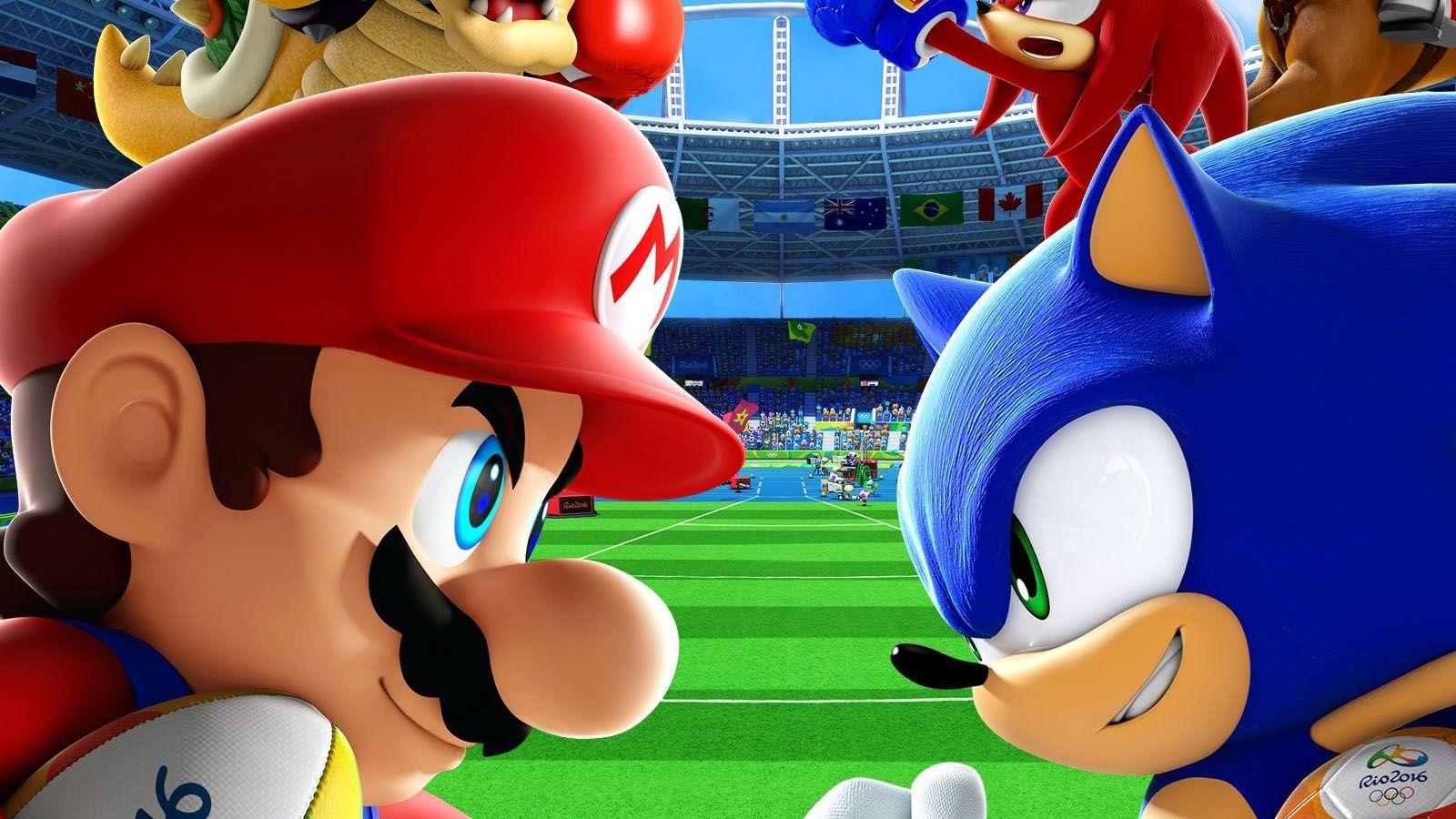 Mario Sonic At the Rio 2016 Olympic Games Wallpaper