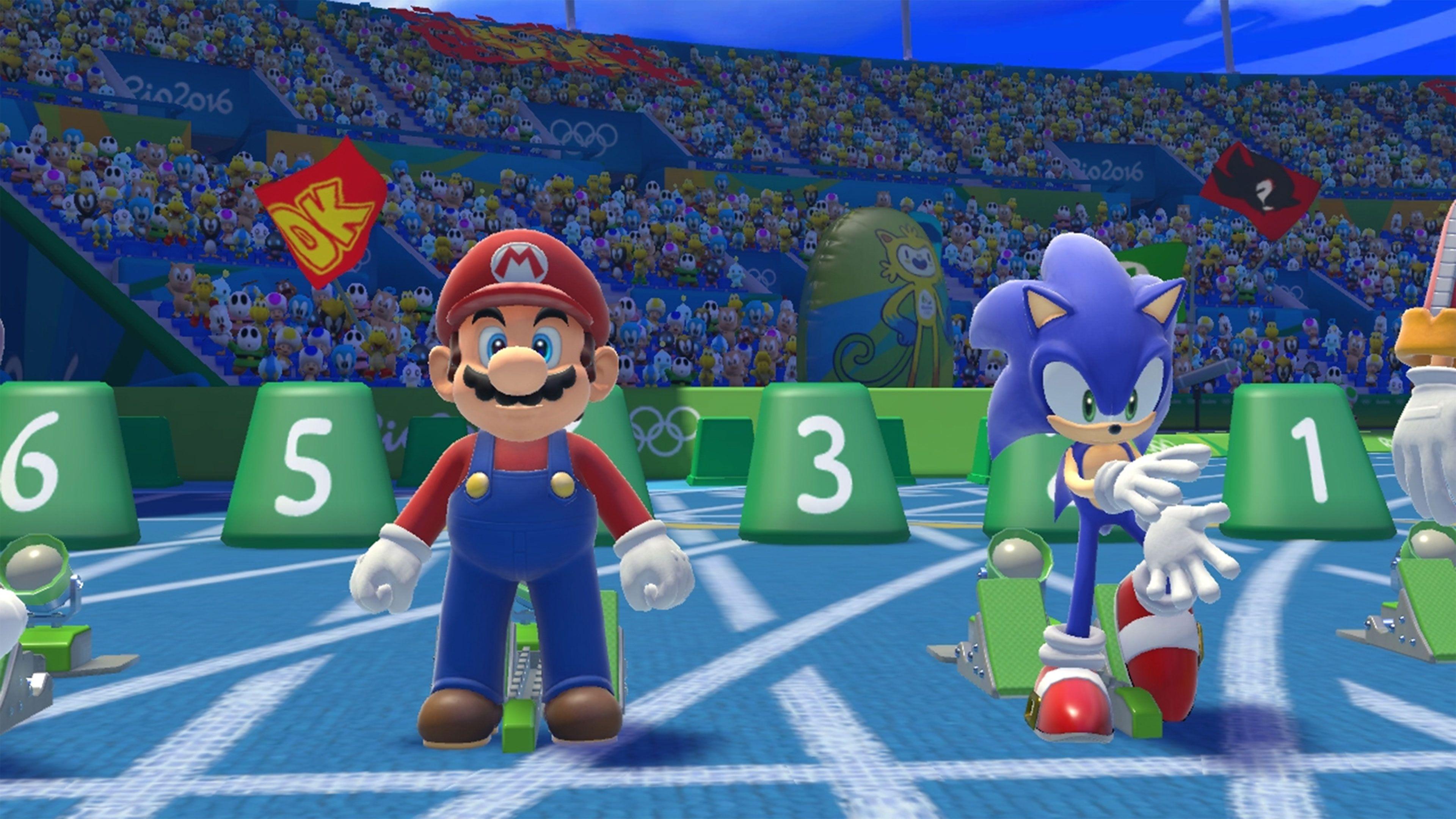 Mario and Sonic at the Rio 2016 Olympic Games Wallpaper