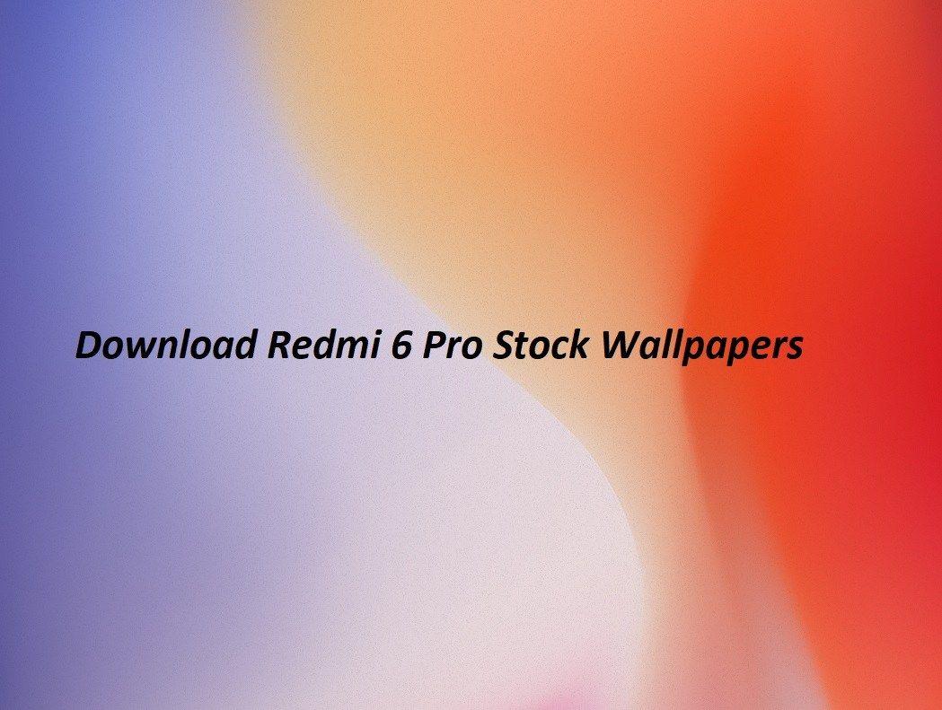 Download Redmi 6 Pro Stock HD Wallpaper