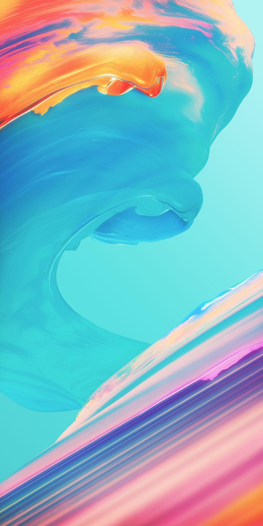 Picture of Colorful Waves in Abstract for Xiaomi Redmi 5 Plus