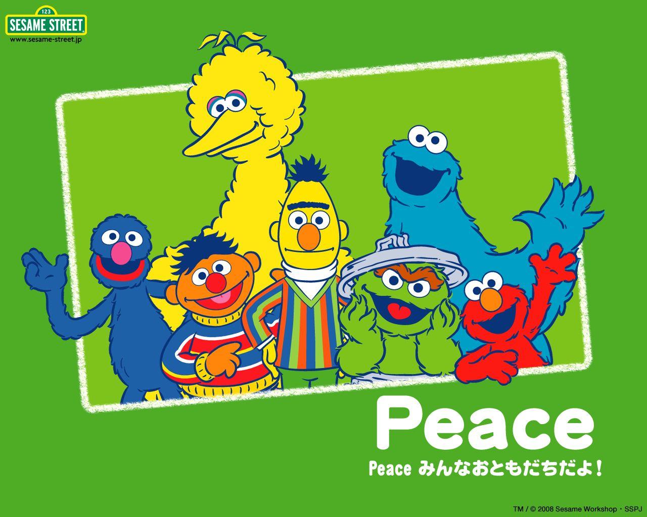 Sesame Street Wallpaper, PK544 High Definition Sesame Street