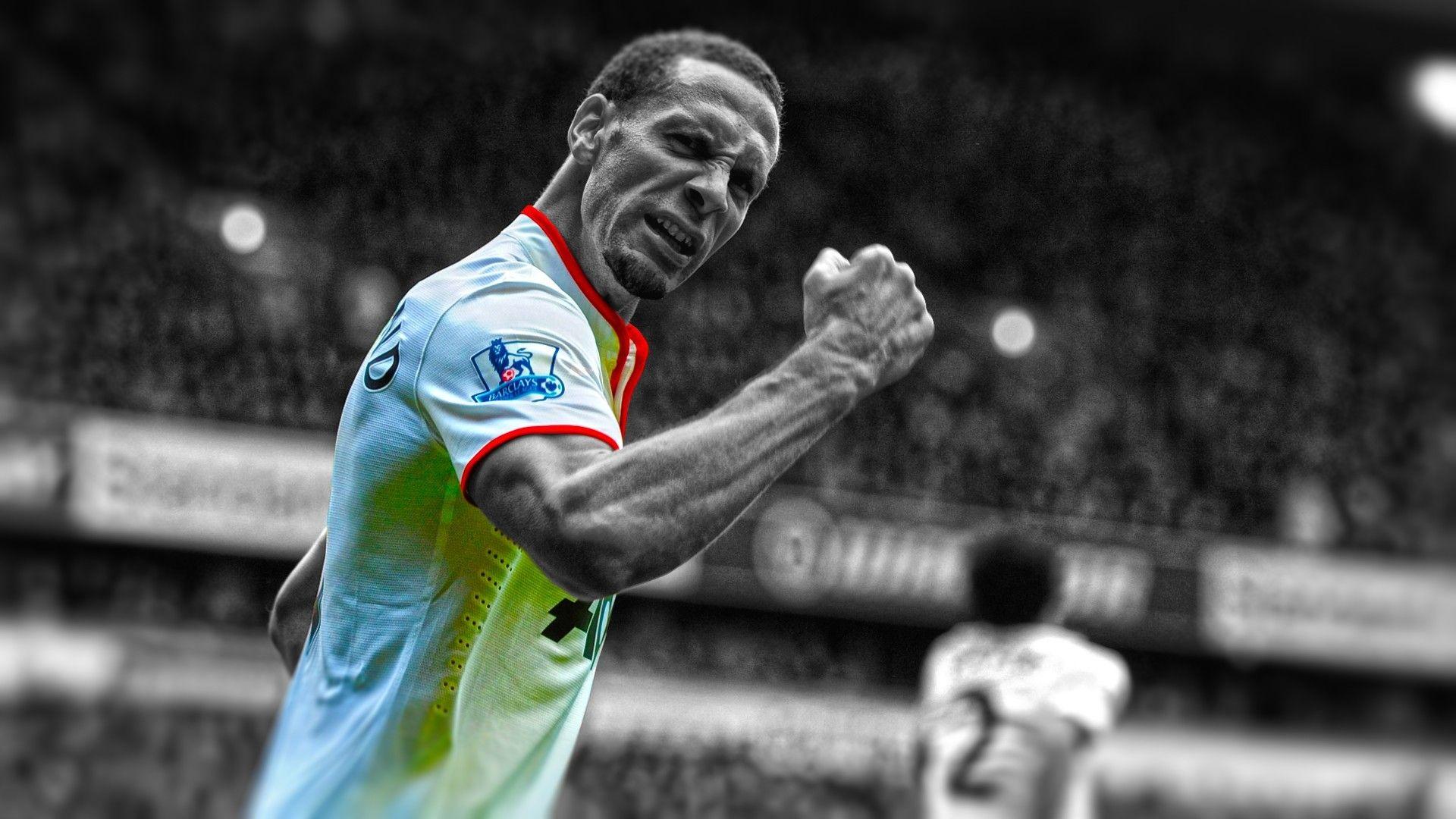 manchester united rio ferdinand wallpaper and background