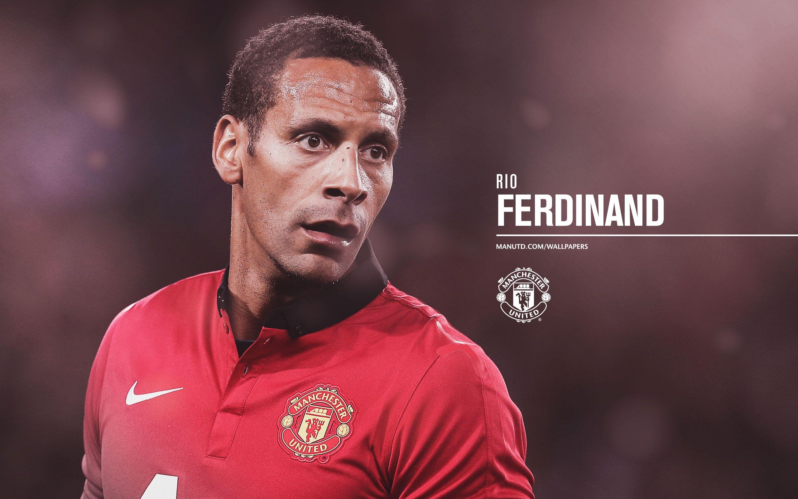 Rio Ferdinand Manchester United Player Wallpaper
