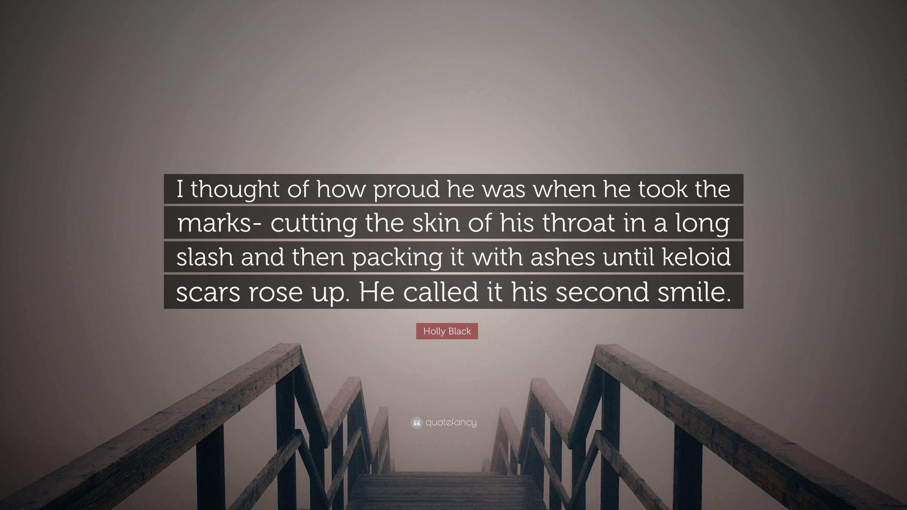 Holly Black Quote: “I thought of how proud he was when he took