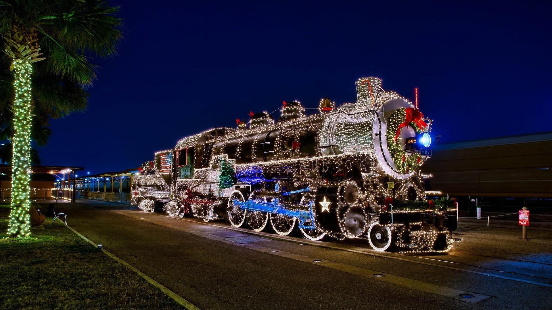 Christmas Train Wallpaper