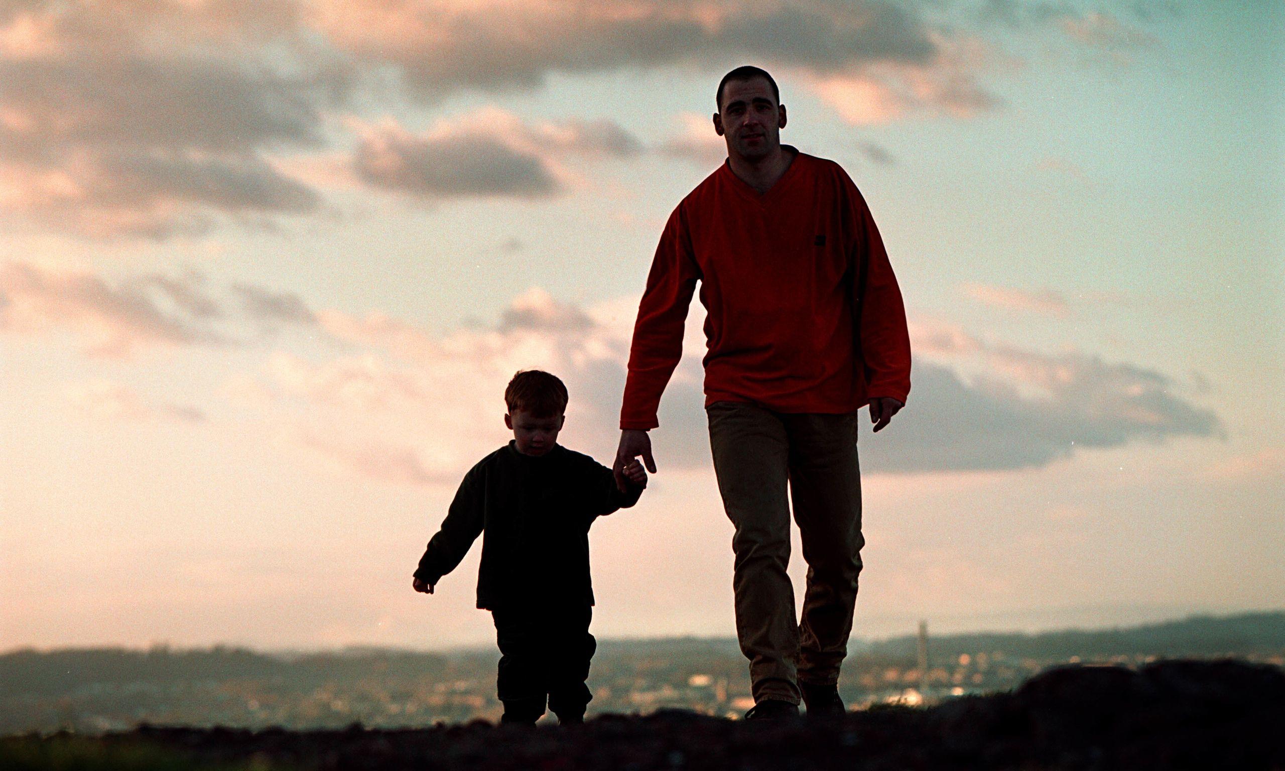 Father Holding Son's Hand # 2560x1536. All For Desktop