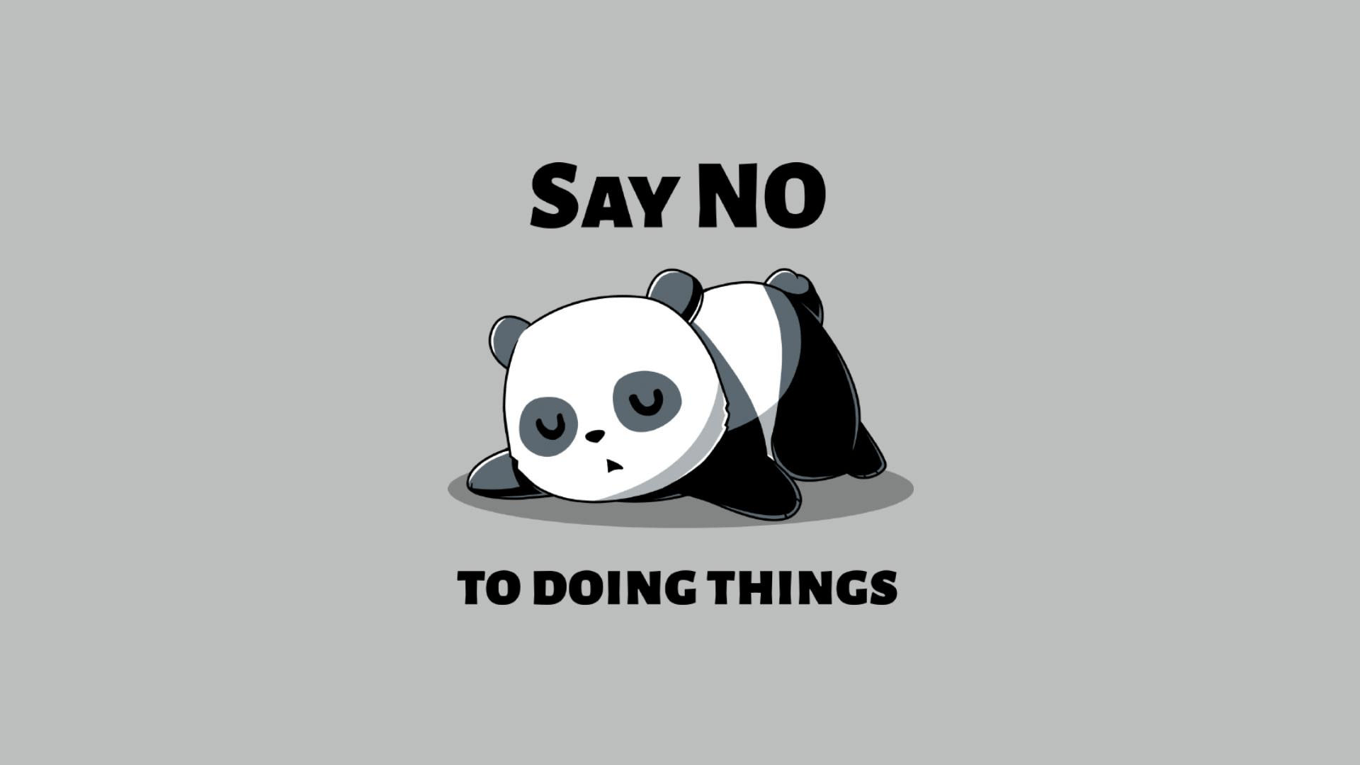 Pandas aren't that lazy are they? (teeturtle.com). Wallpaper quotes, Panda illustration, Panda wallpaper