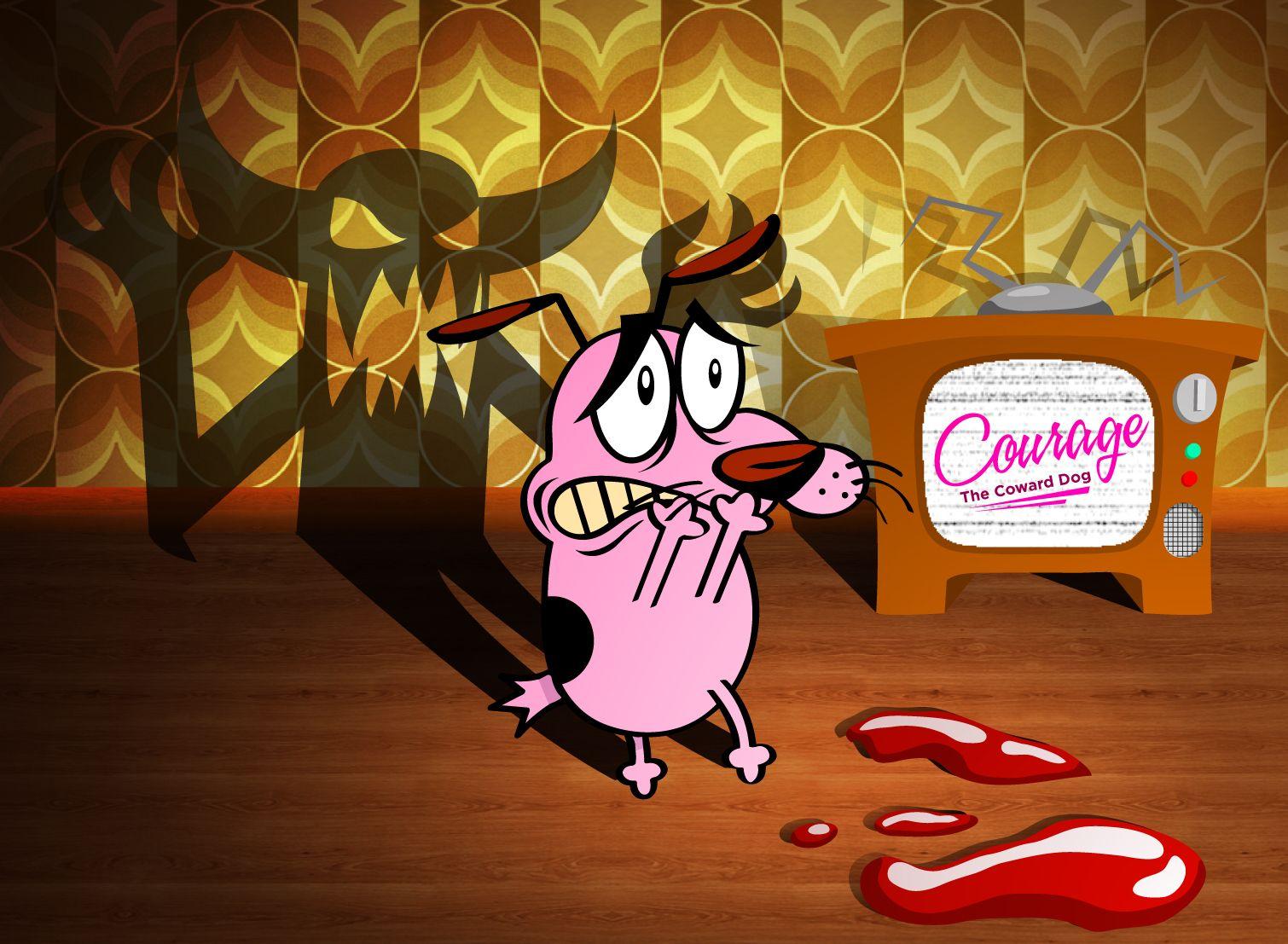 Disney HD Wallpaper: Courage the Cowardly Dog HD Wallpaper