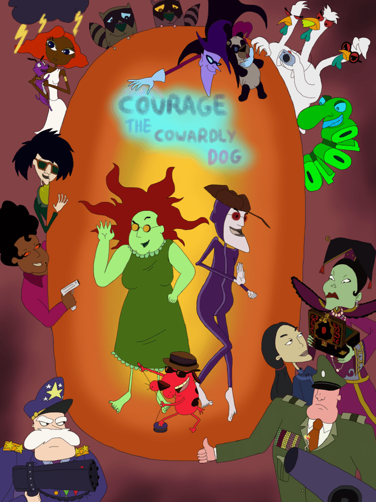 Courage the Cowardly Dog image what the heck? i dont even.. HD
