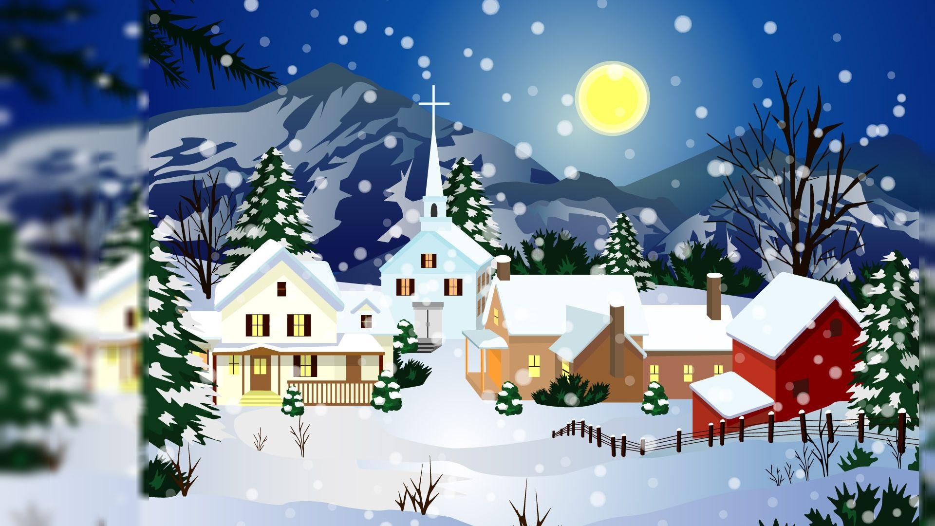 Animated Christmas Wallpaper. Free Pics Download For Android