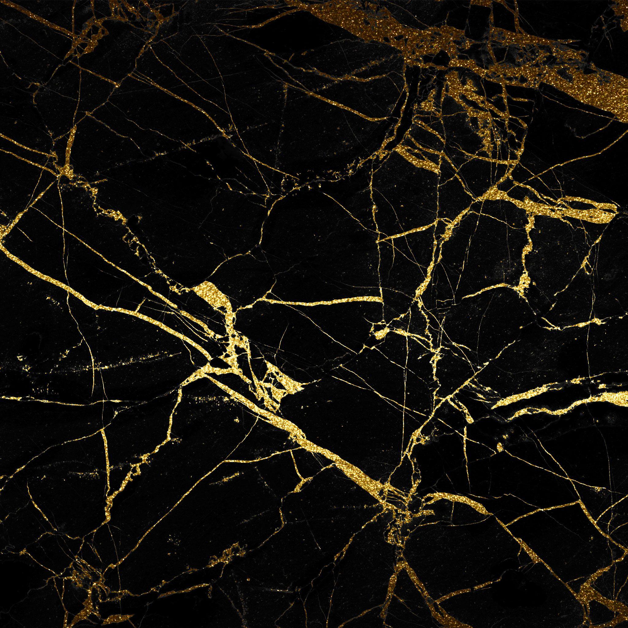 2048x2048px Gold Marble Wallpaper