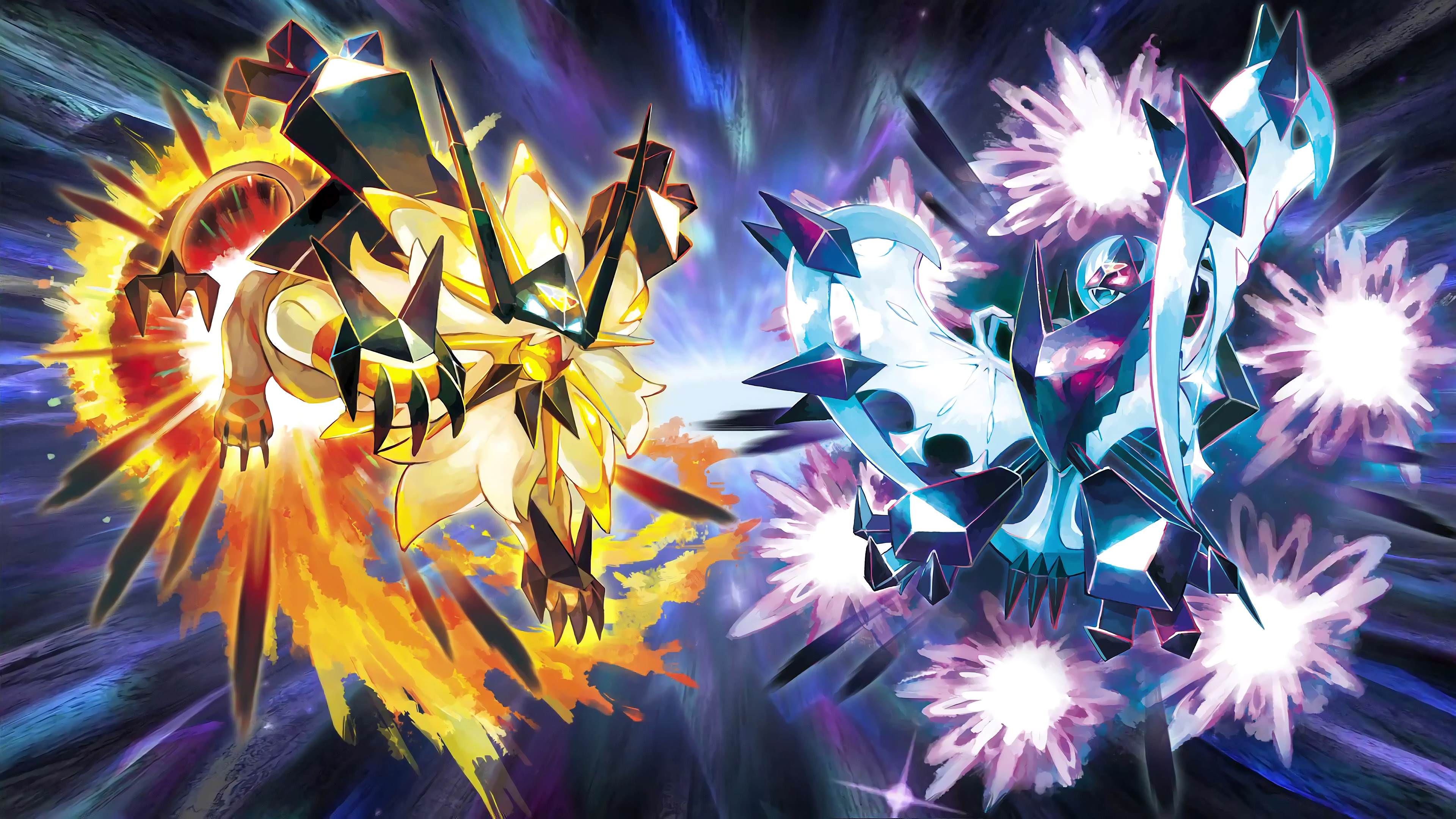 Dusk Mane Necrozma and Dawn Wings Ne.4K UHD Wallpaper