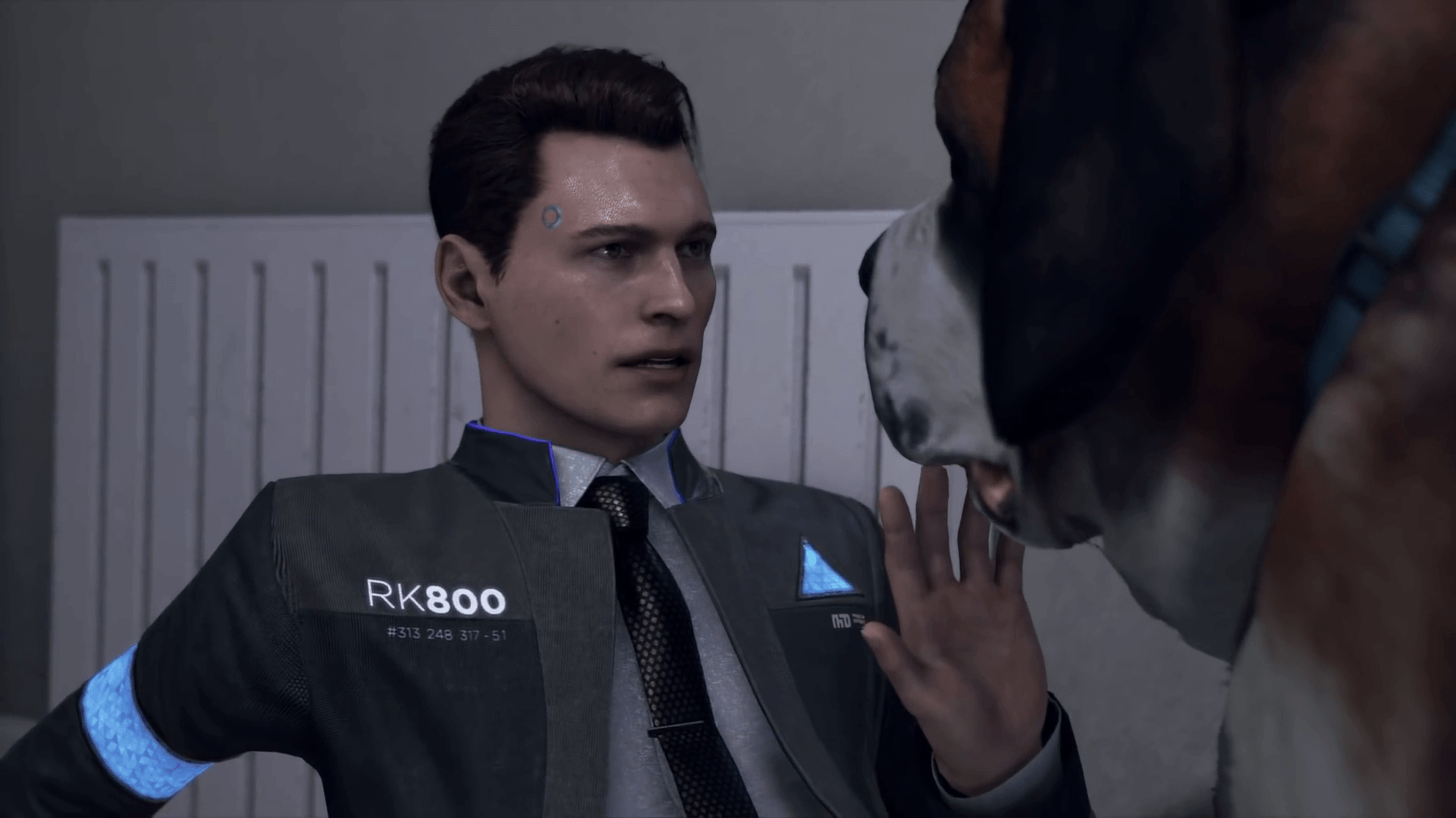 Detroit: Become Human image Sumo Meets Connor HD wallpaper
