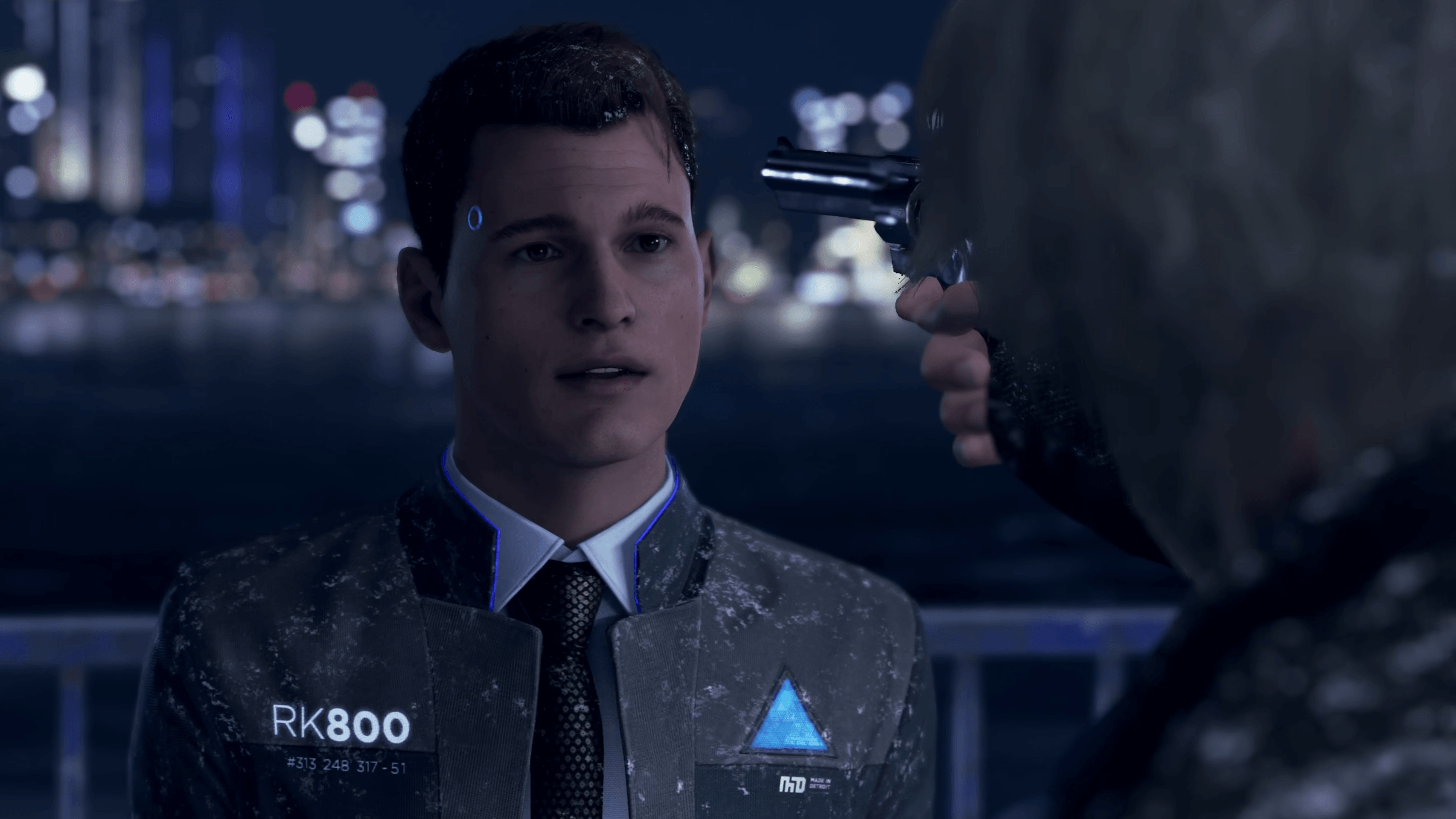 Detroit: Become Human image Hank Threatens To Shoot Connor HD