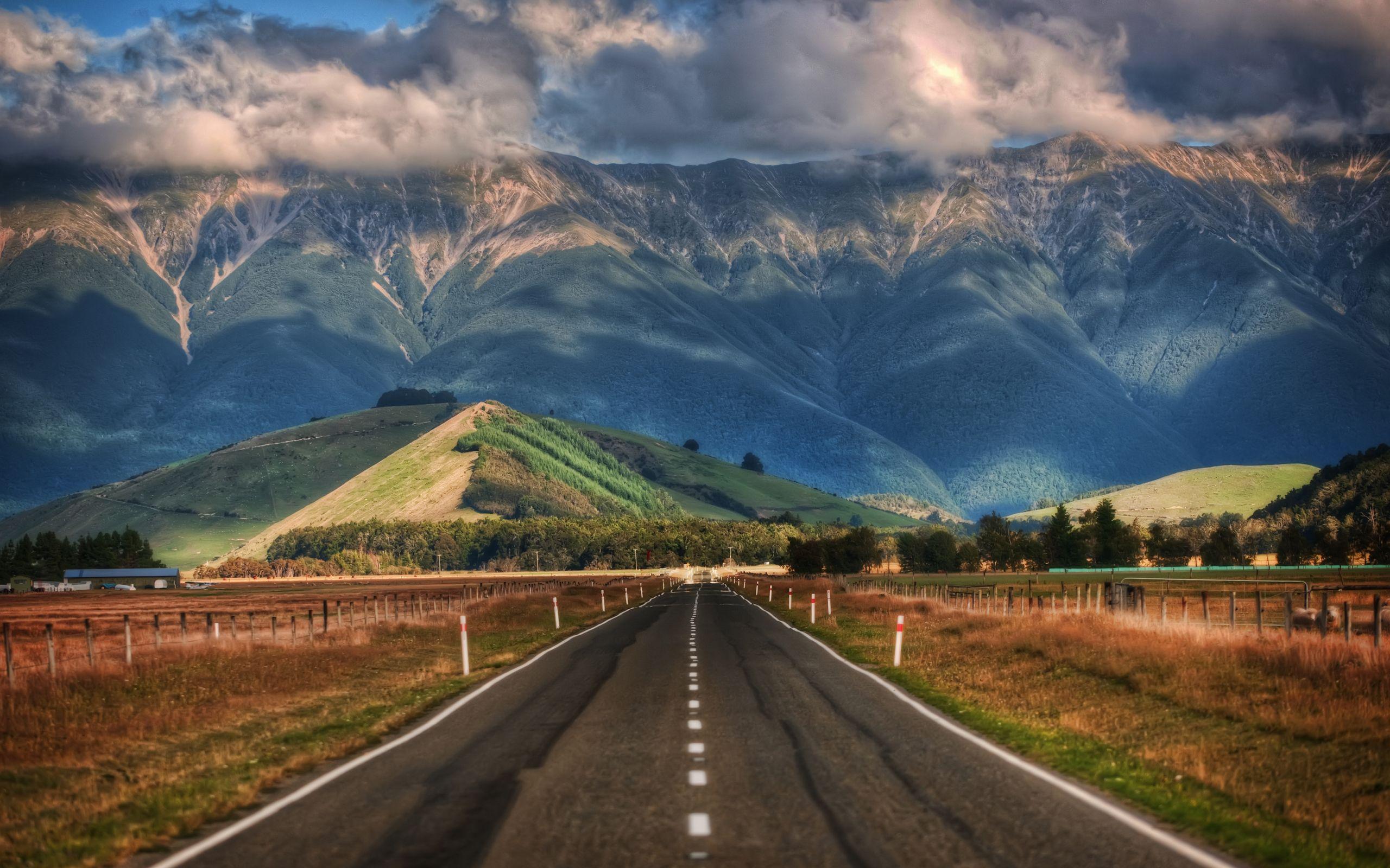 The Long Road To New Zealand Widescreen Wallpaper. Wide Wallpaper.NET