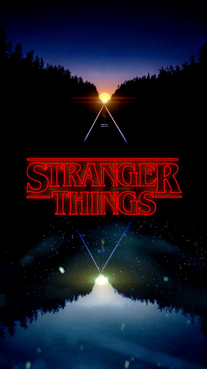 Stranger Things wallpaper I designed and edited on my iPhone. Enjoy