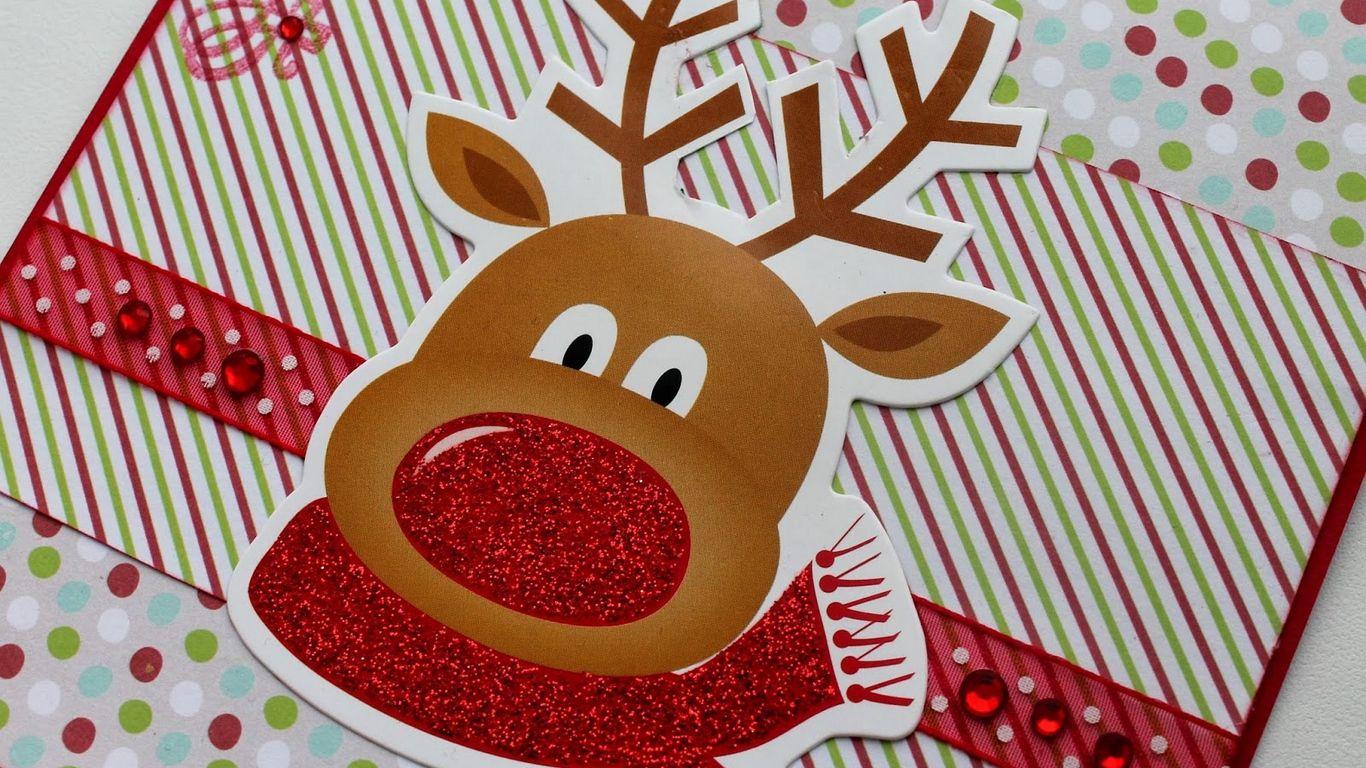 Download Wallpaper 1366x768 Rudolph Red Nosed Reindeer, Rudolph