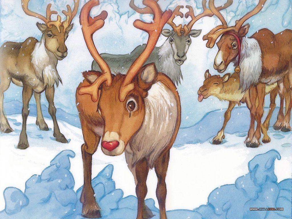 Wallpaper Of Rudolph The Red Nosed Reindeer Story Book 1024x768 NO