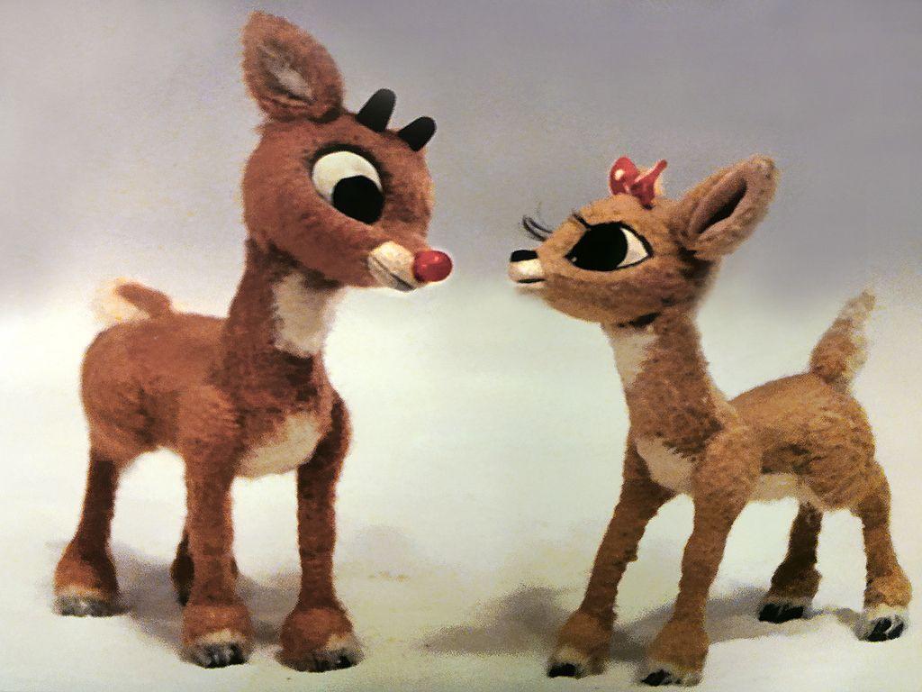 Rudolph and Clarice Wallpaper. Rudolph