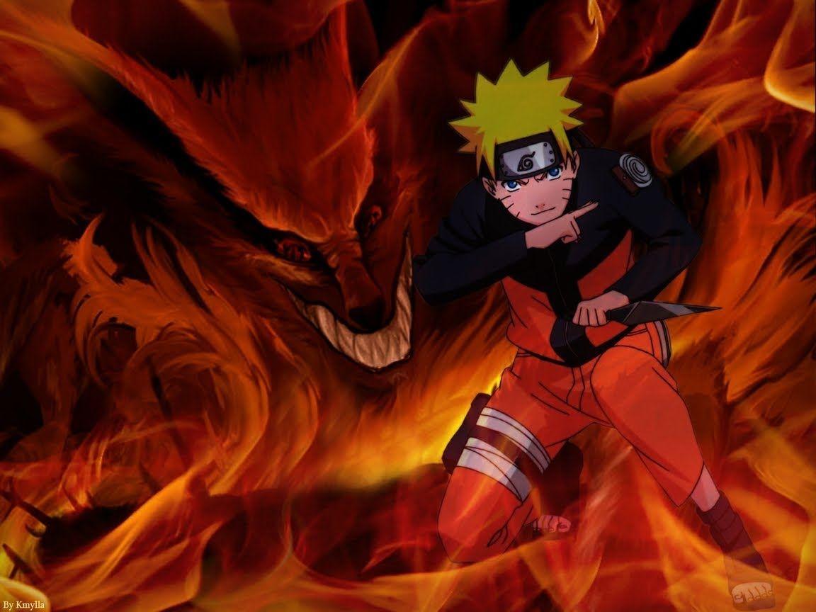 A Picture Of Naruto Nine Tailed Fox.