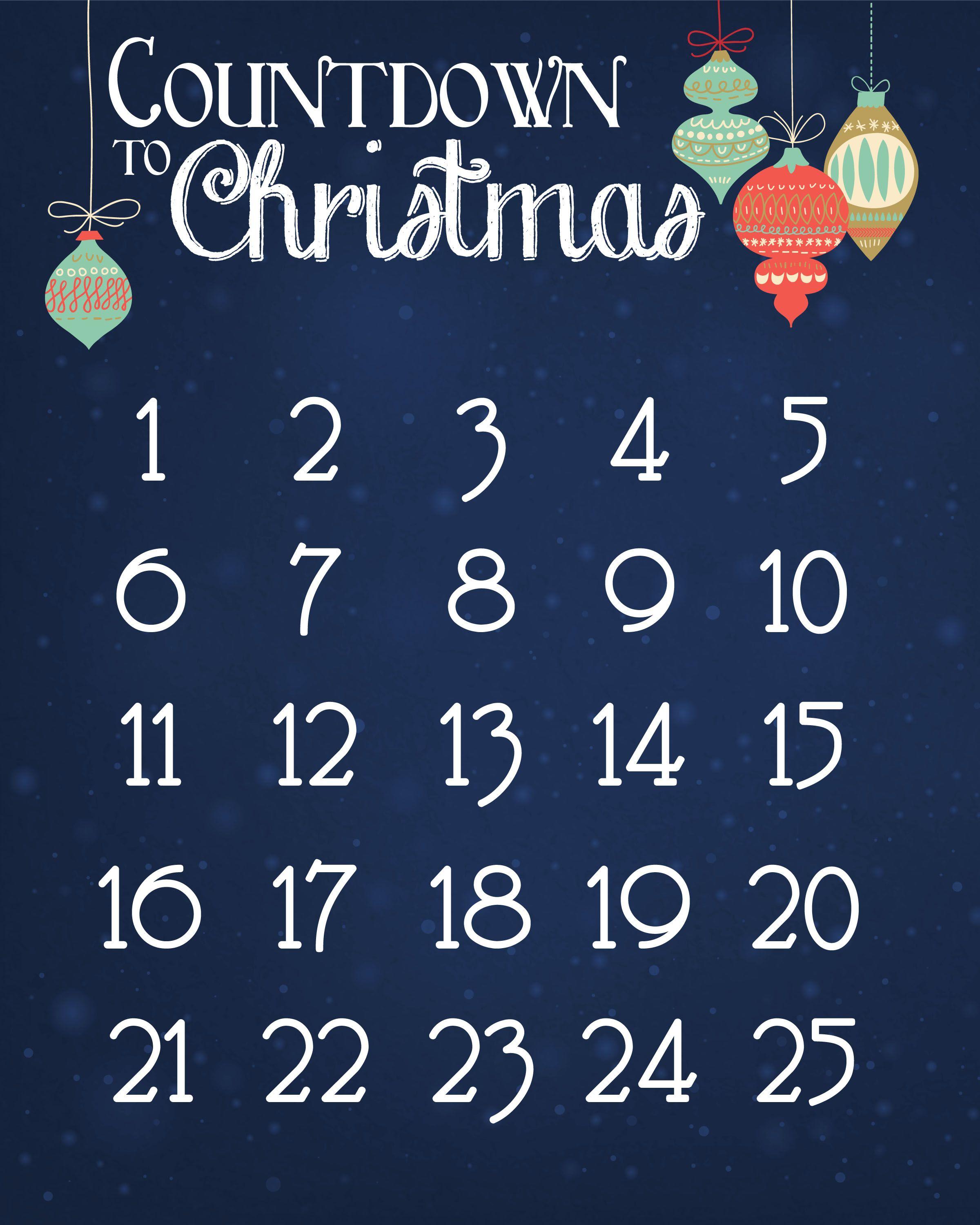 Countdown Christmas 