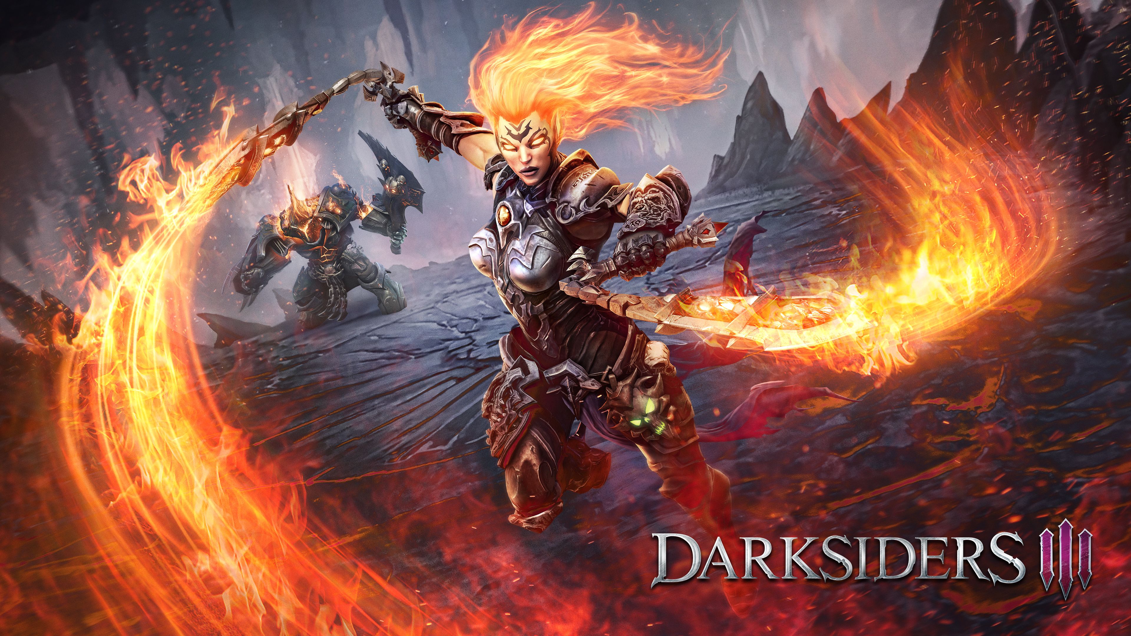 Wallpaper Darksiders Fury, Darksiders III, 4K, Games