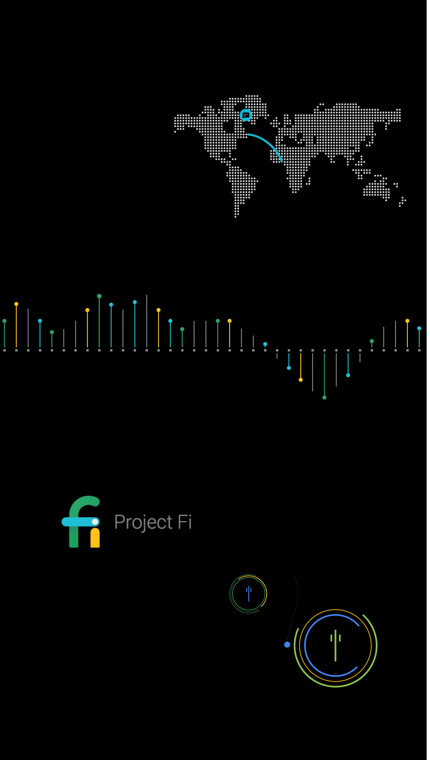 AMOLED friendly Project Fi Wallpaper