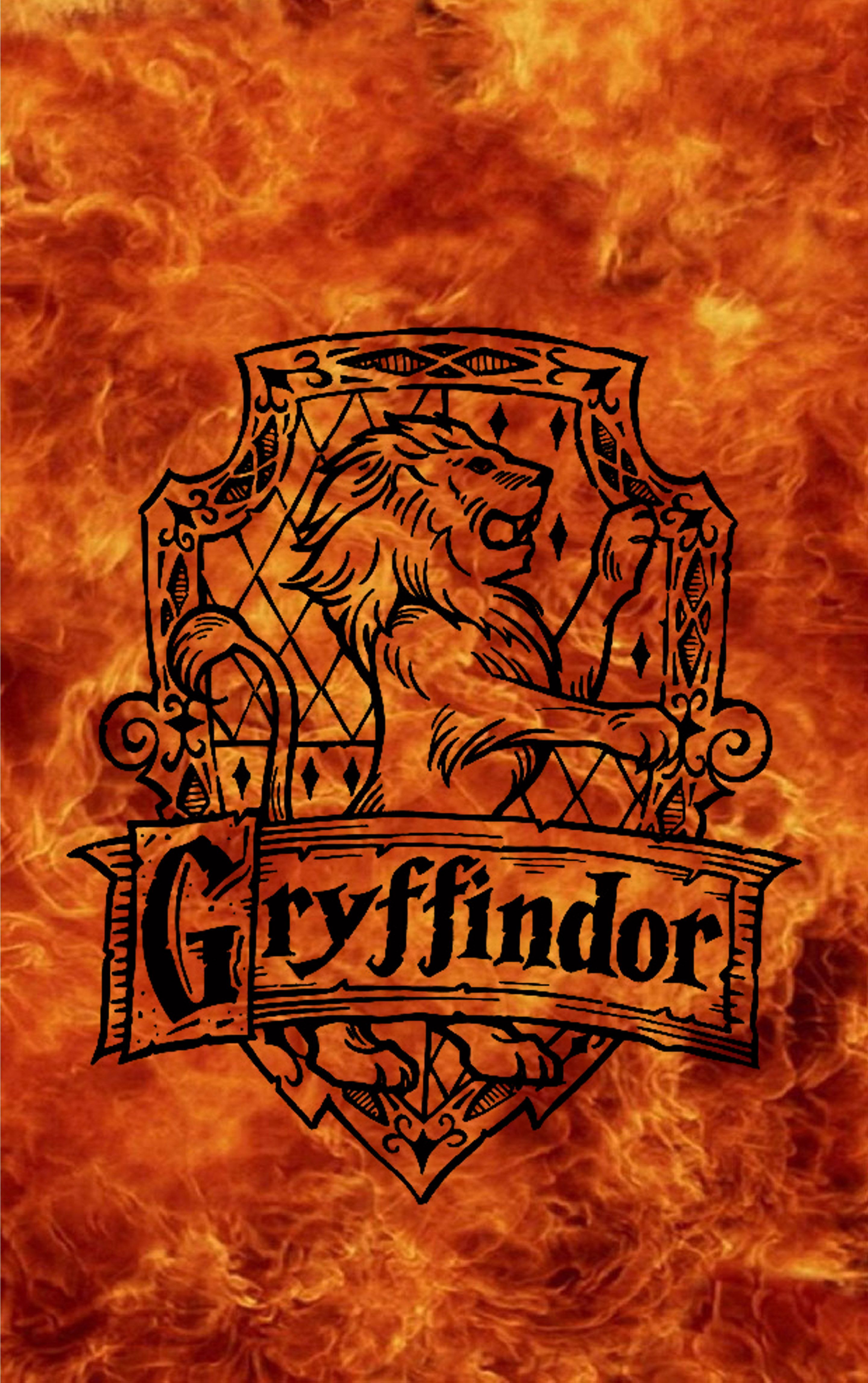 Gryffindor phone wallpaper background. Hogwarts Houses