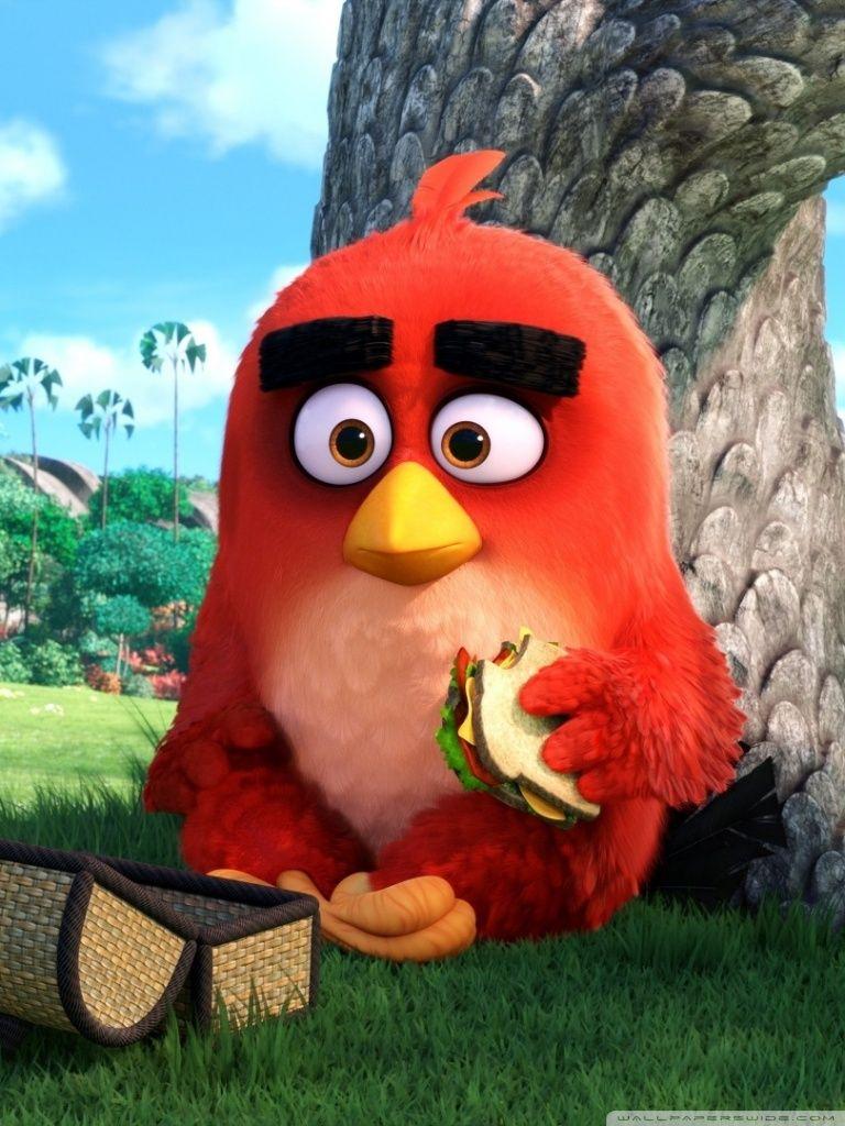 Red Angry Birds Movie ❤ 4K HD Desktop Wallpaper for 4K Ultra HD TV